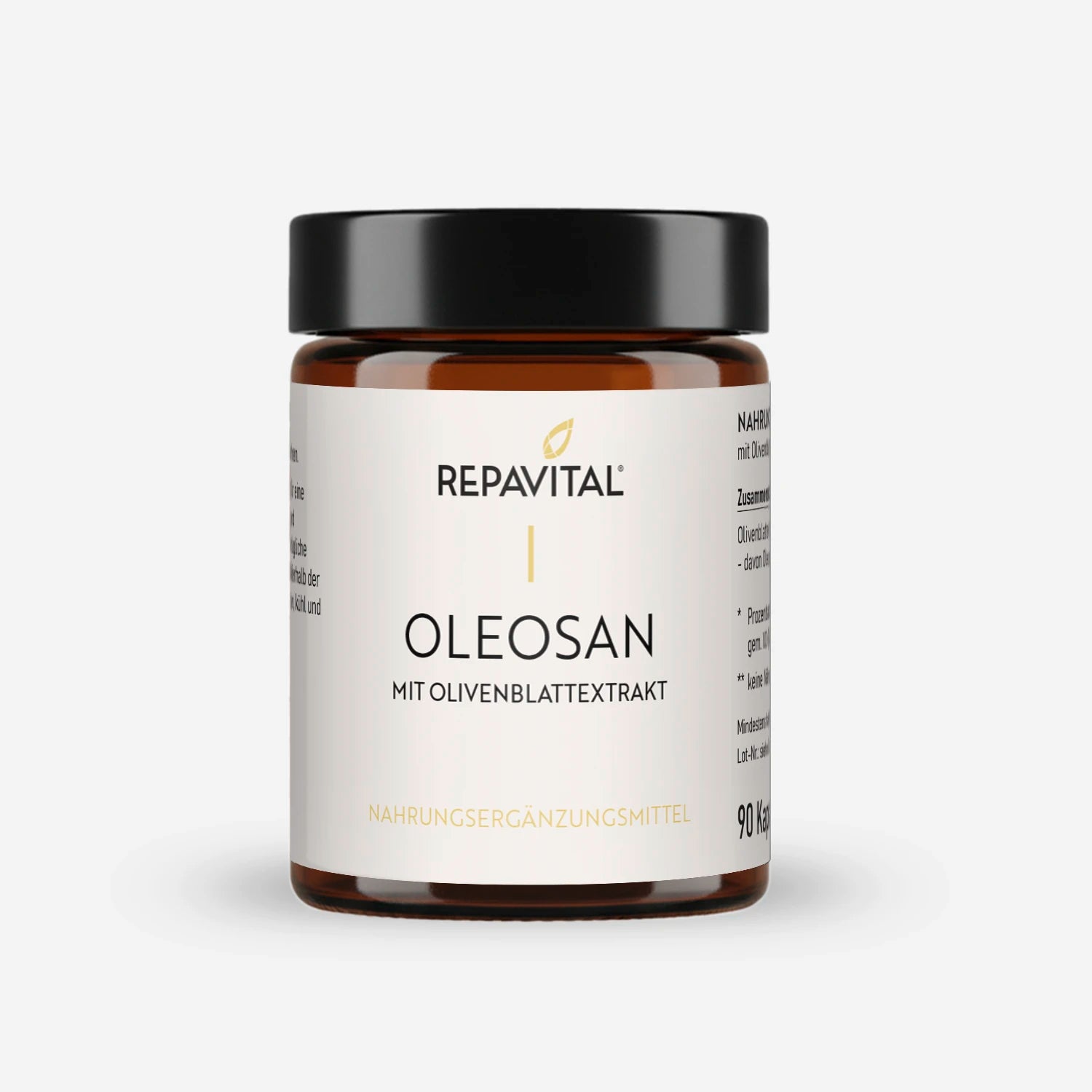 repavital-oleosan-olivenblattextrakt-mit-oleuropein-90-kapseln image 1