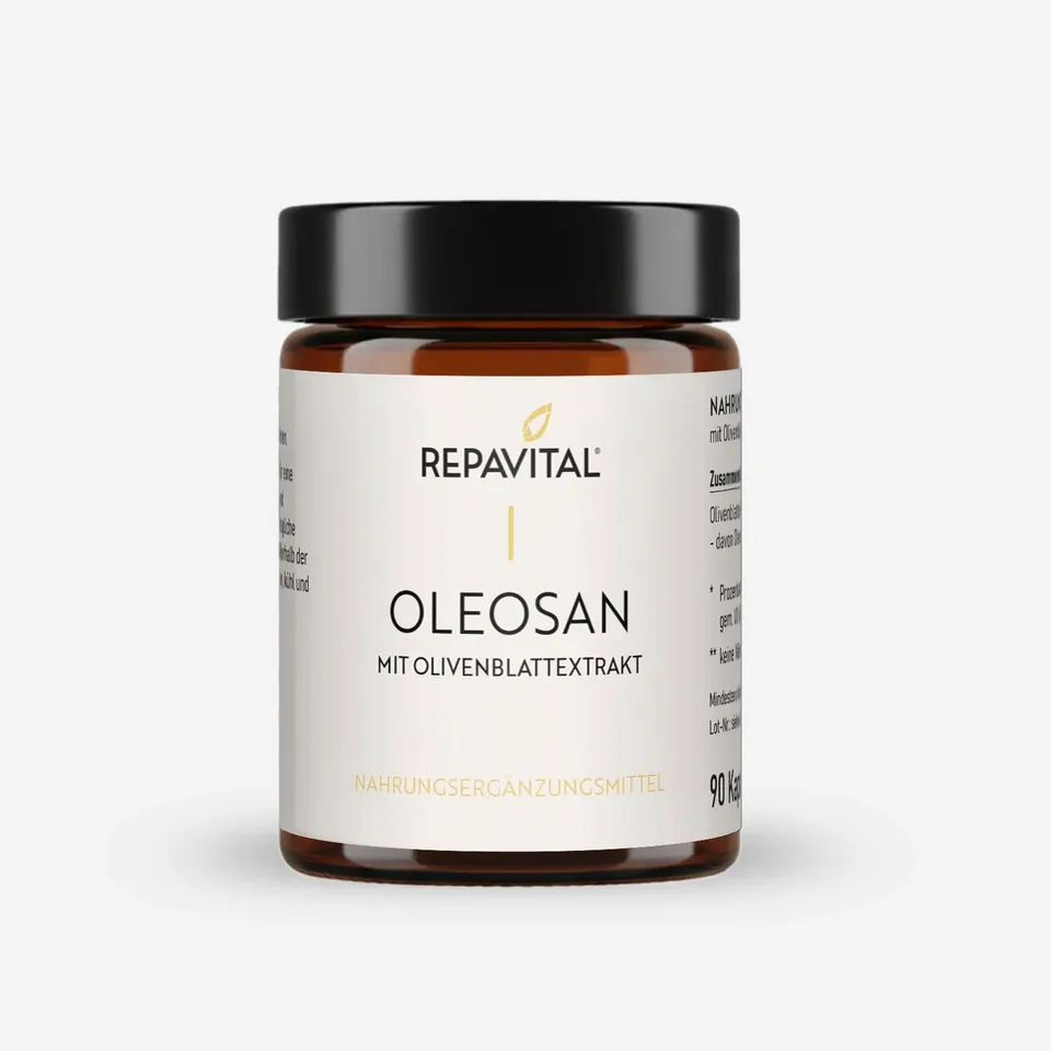 repavital-oleosan-olivenblattextrakt-mit-oleuropein-90-kapseln image 1