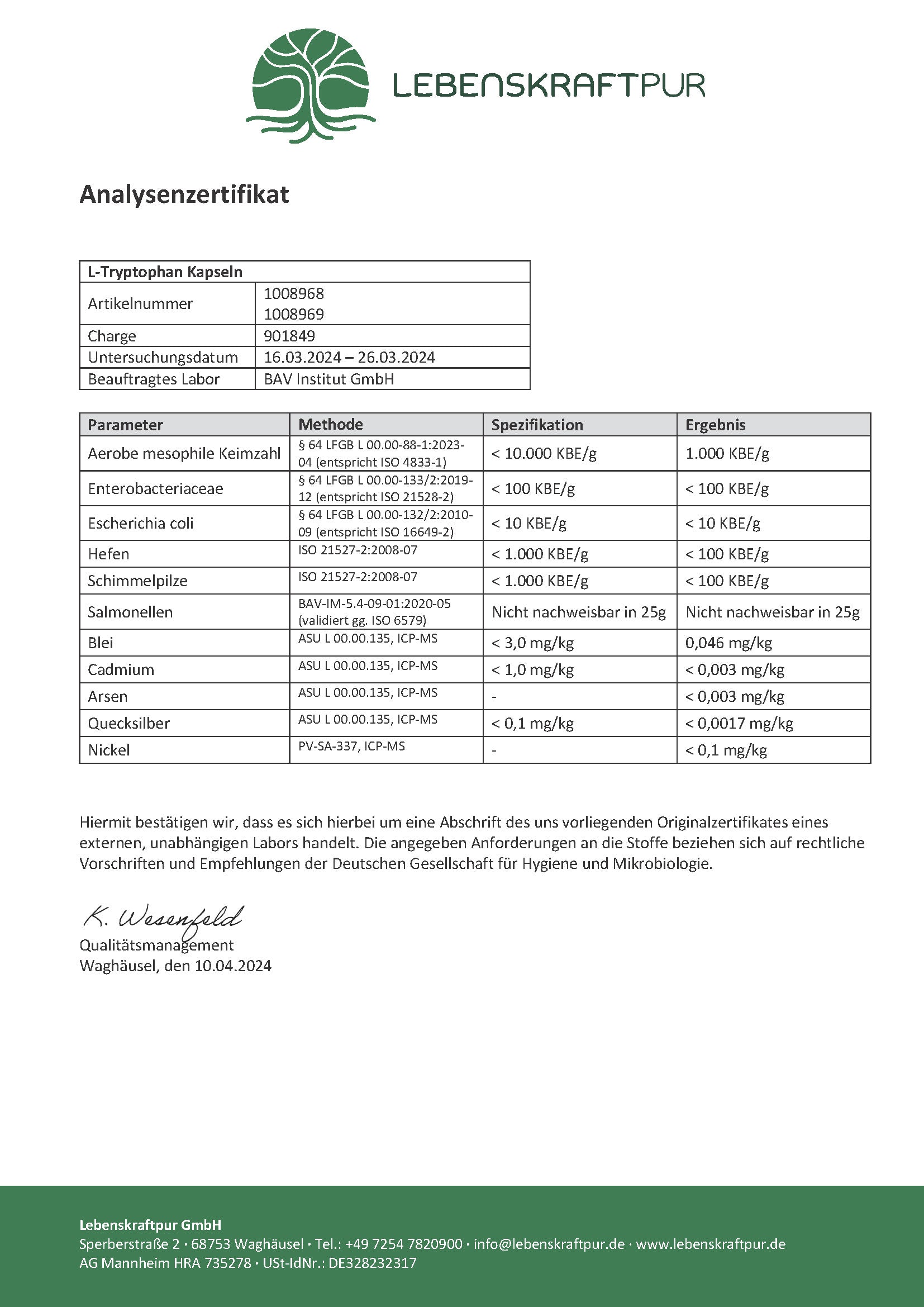 lebenskraftpur-l-tryptophan-kapseln-500-mg-reine-aminos-ure image 3