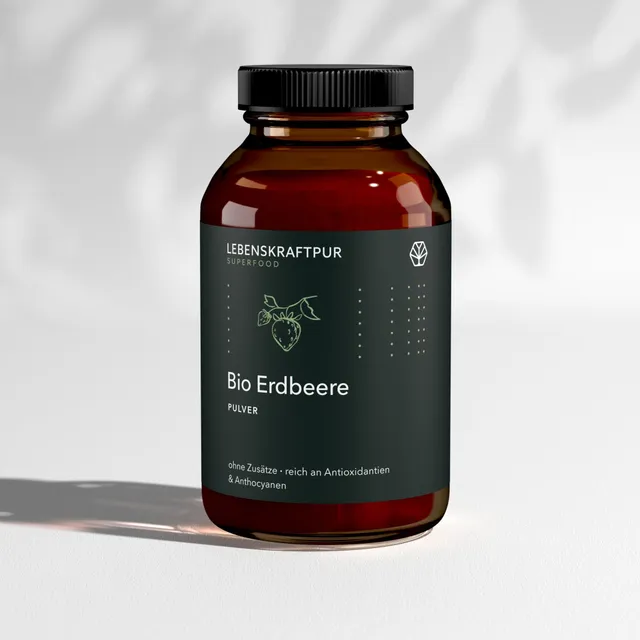 lebenskraftpur-bio-erdbeere-pulver-100-frucht image 1