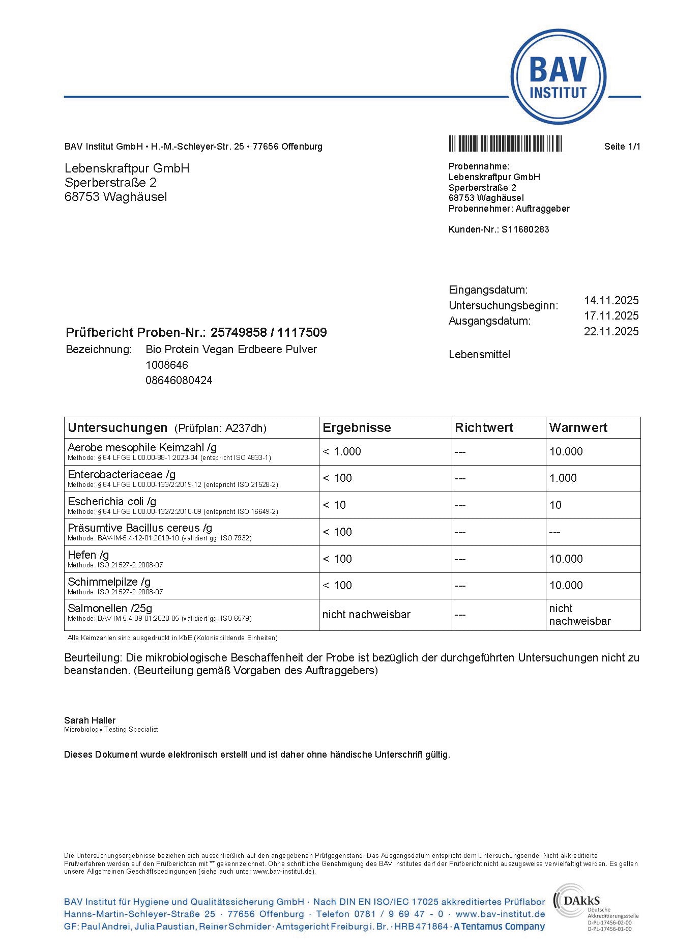 lebenskraftpur-bio-protein-vegan-erdbeere-pulver-erbsen-reis-cashew image 6