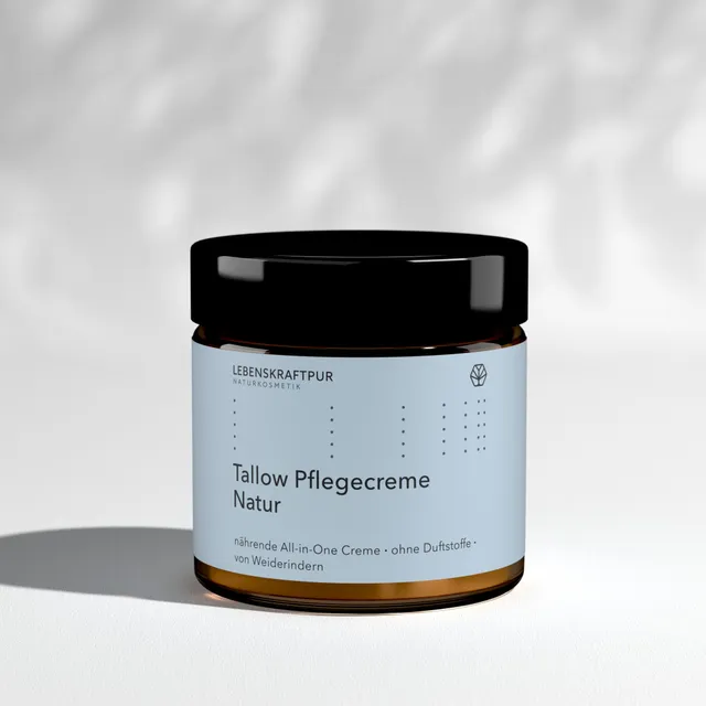 lebenskraftpur-tallow-pflegecreme-natur-rindertalg-mousse-ohne-wasser image 1