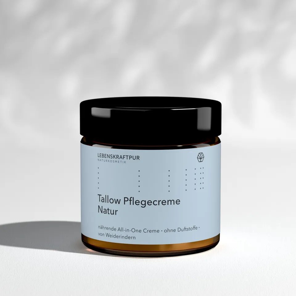 lebenskraftpur-tallow-pflegecreme-natur-rindertalg-mousse-ohne-wasser image 1
