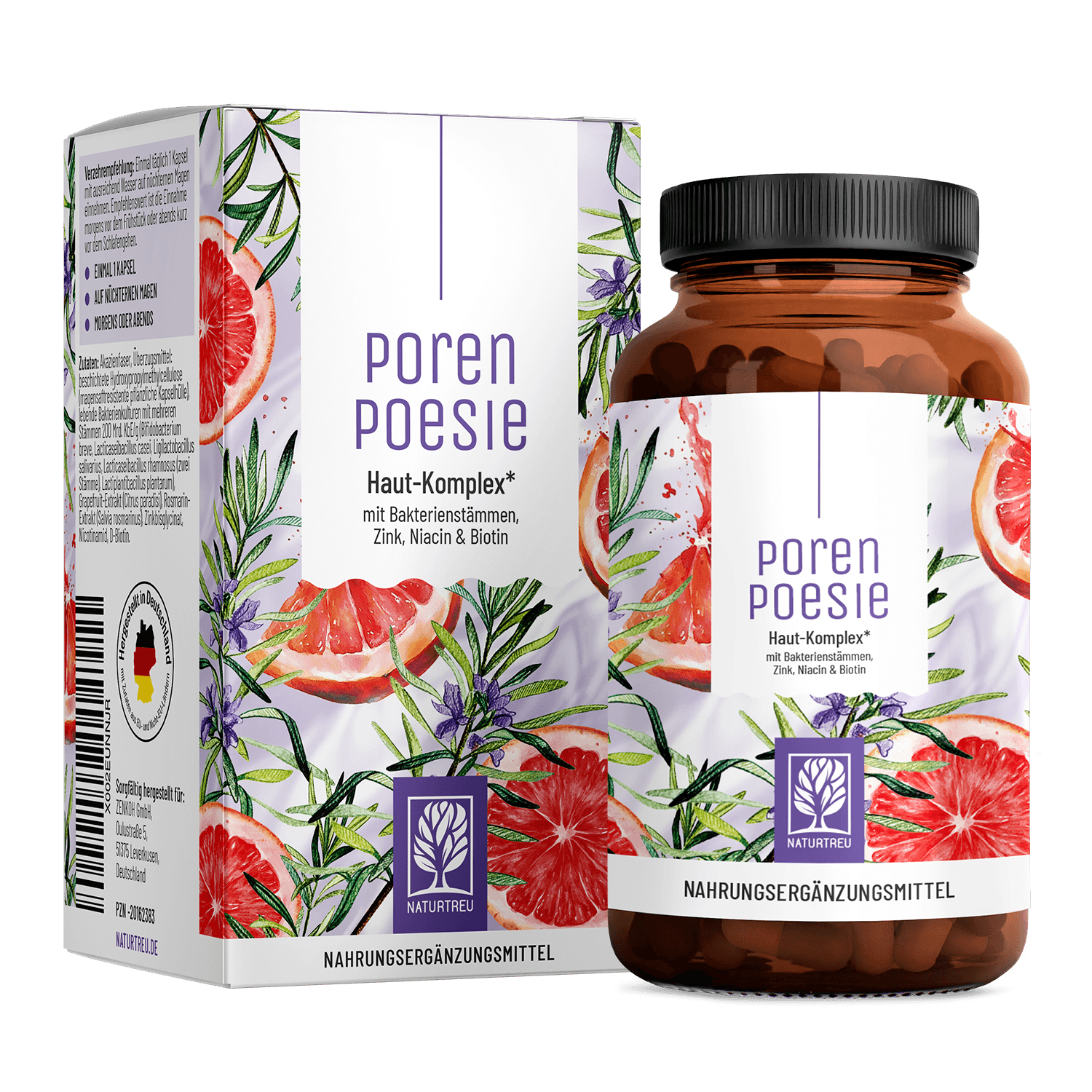 naturtreu-porenpoesie-haut-komplex-kapseln-mit-bakterienst-mmen-zink-niacin-biot image 1