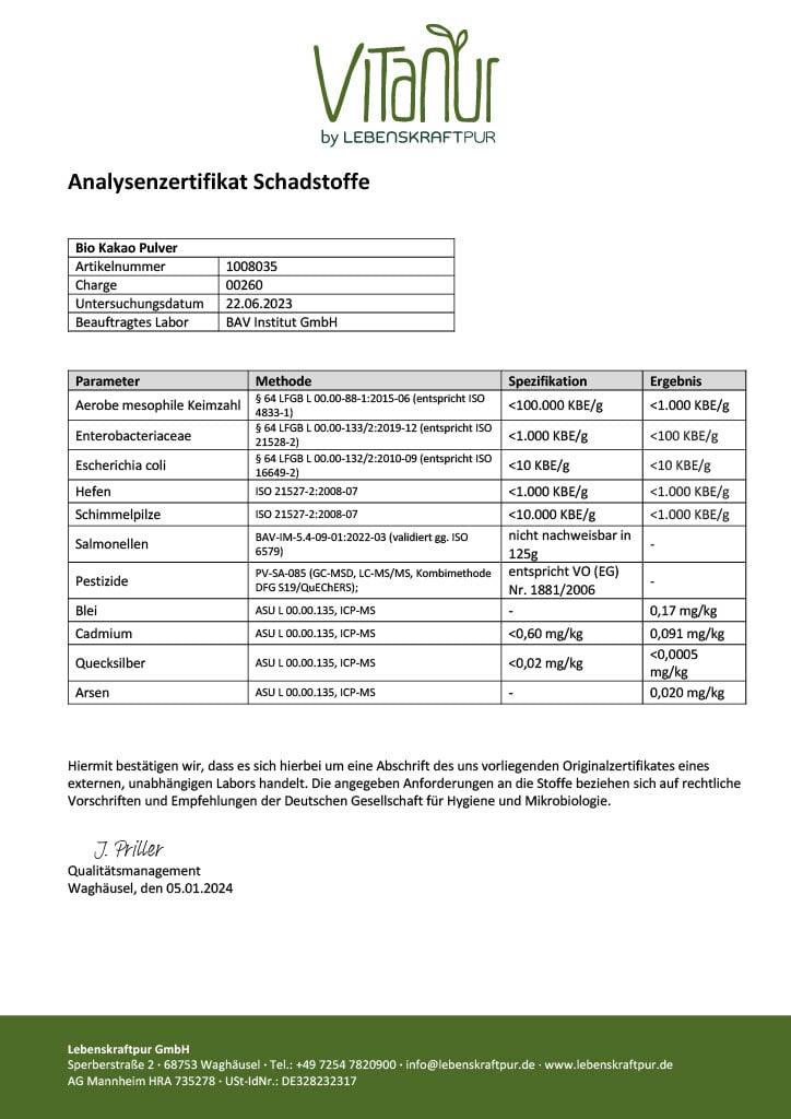 lebenskraftpur-bio-kakao-pulver-reines-criollo-rohkost-kakao-ohne-zucker image 5