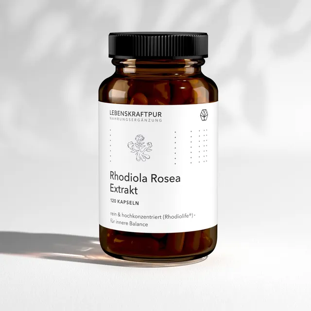 lebenskraftpur-rhodiola-rosea-extrakt-kapseln-rhodiolife image 1