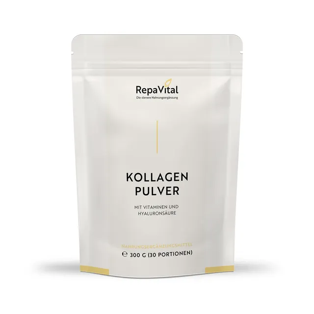 repavital-kollagenpulver-kollagenhydrolysat-mit-hyaluron-300-g-vanille image 1