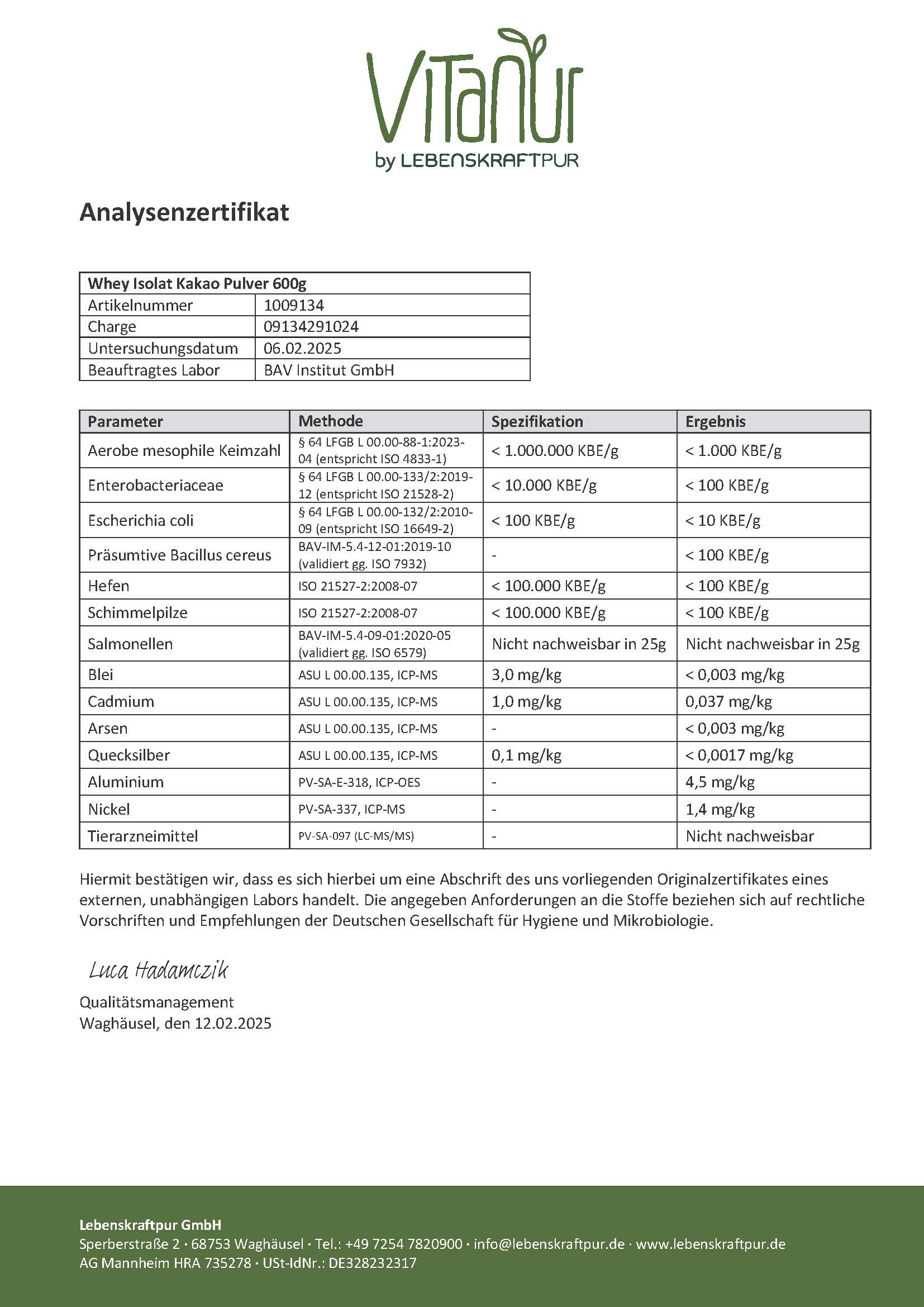 lebenskraftpur-whey-isolat-kakao-pulver-protein-aus-weidemilch image 5