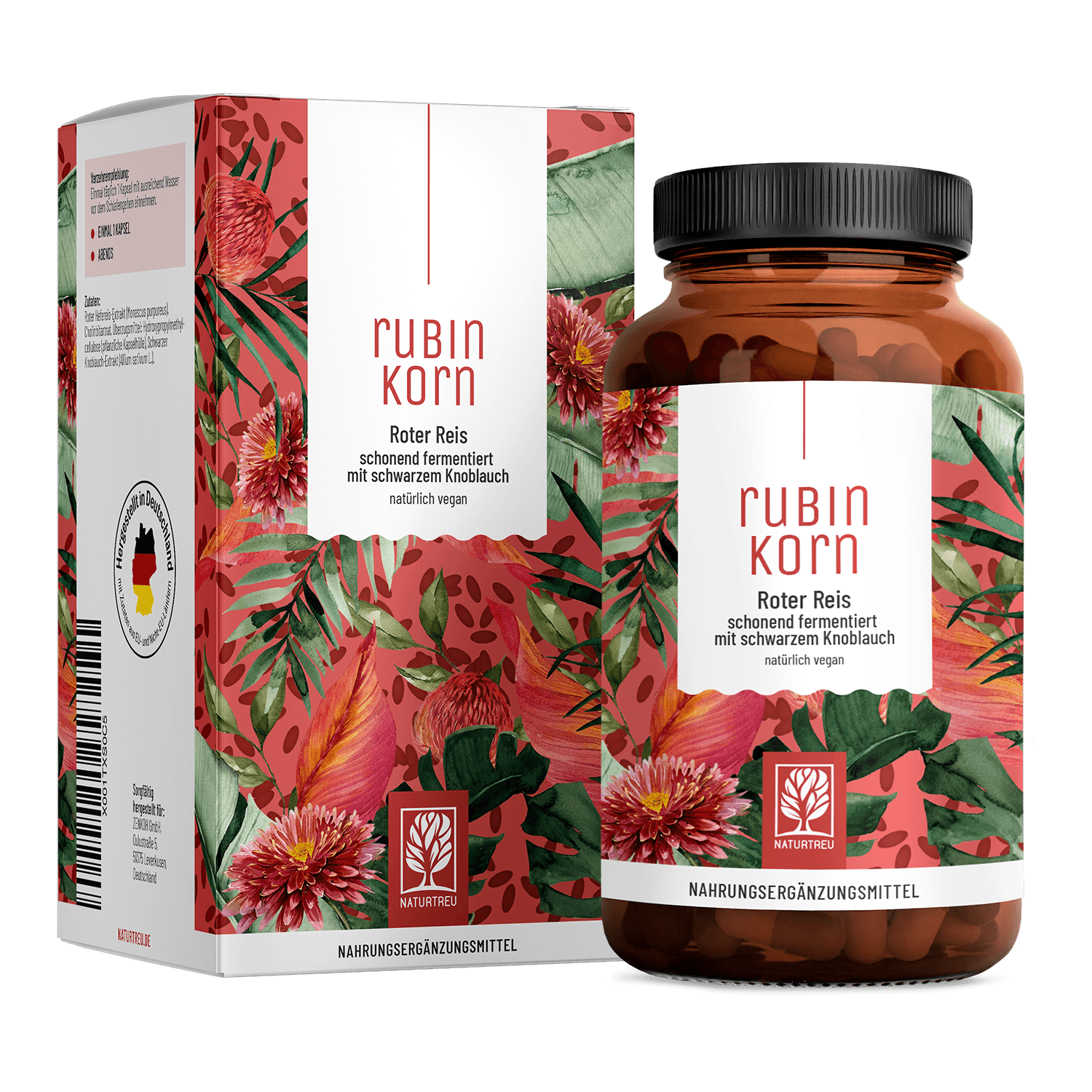 naturtreu-rubinkorn-roter-reis-nat-rlich-mit-cholin-schwarzem-knoblauch image 1