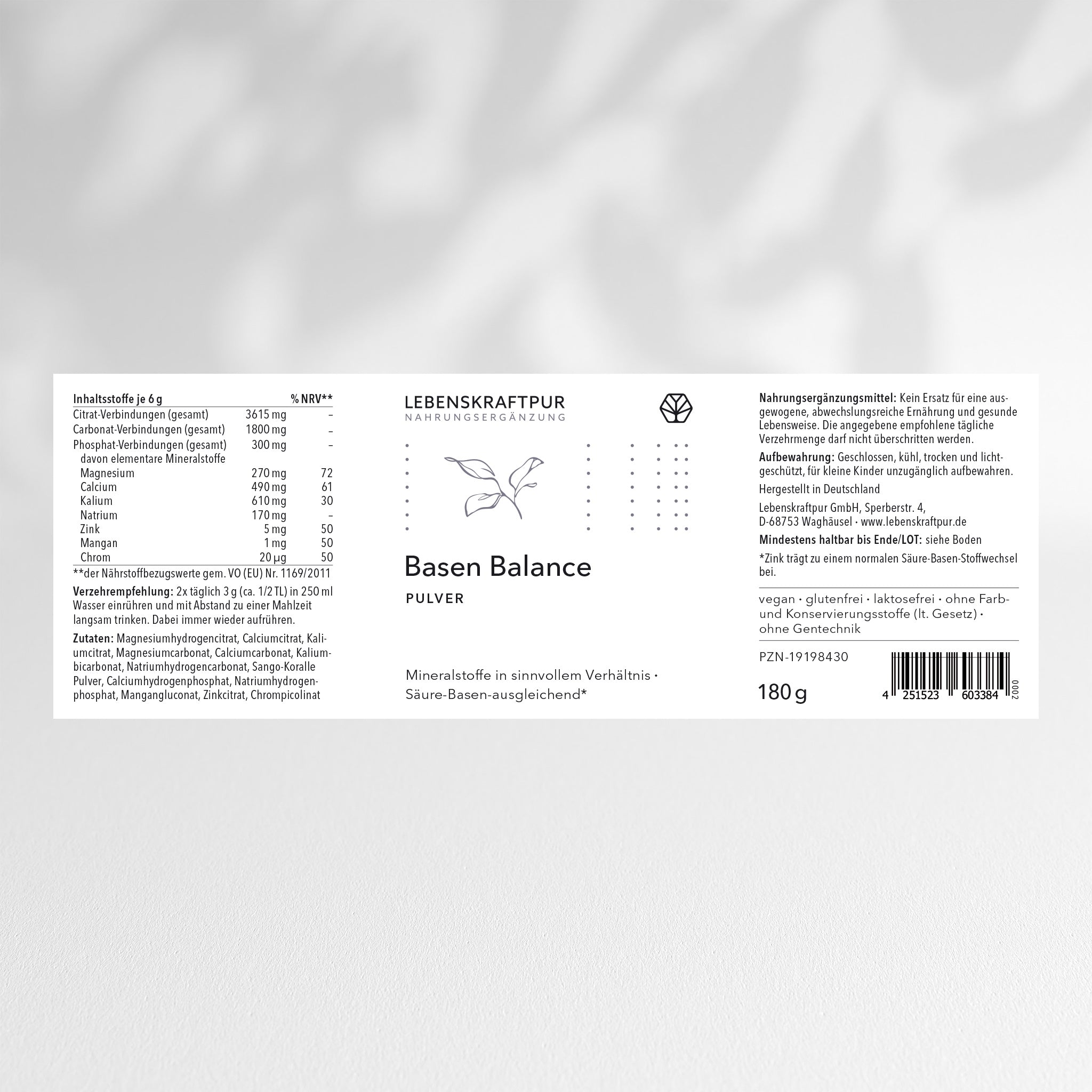 lebenskraftpur-basen-balance-pulver-mineralstoff-mischung image 2