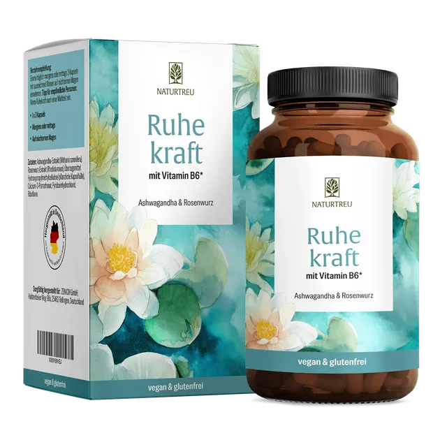 naturtreu-ruhekraft-mit-vitamin-b6-ashwagandha-rosenwurz-kapseln image 1