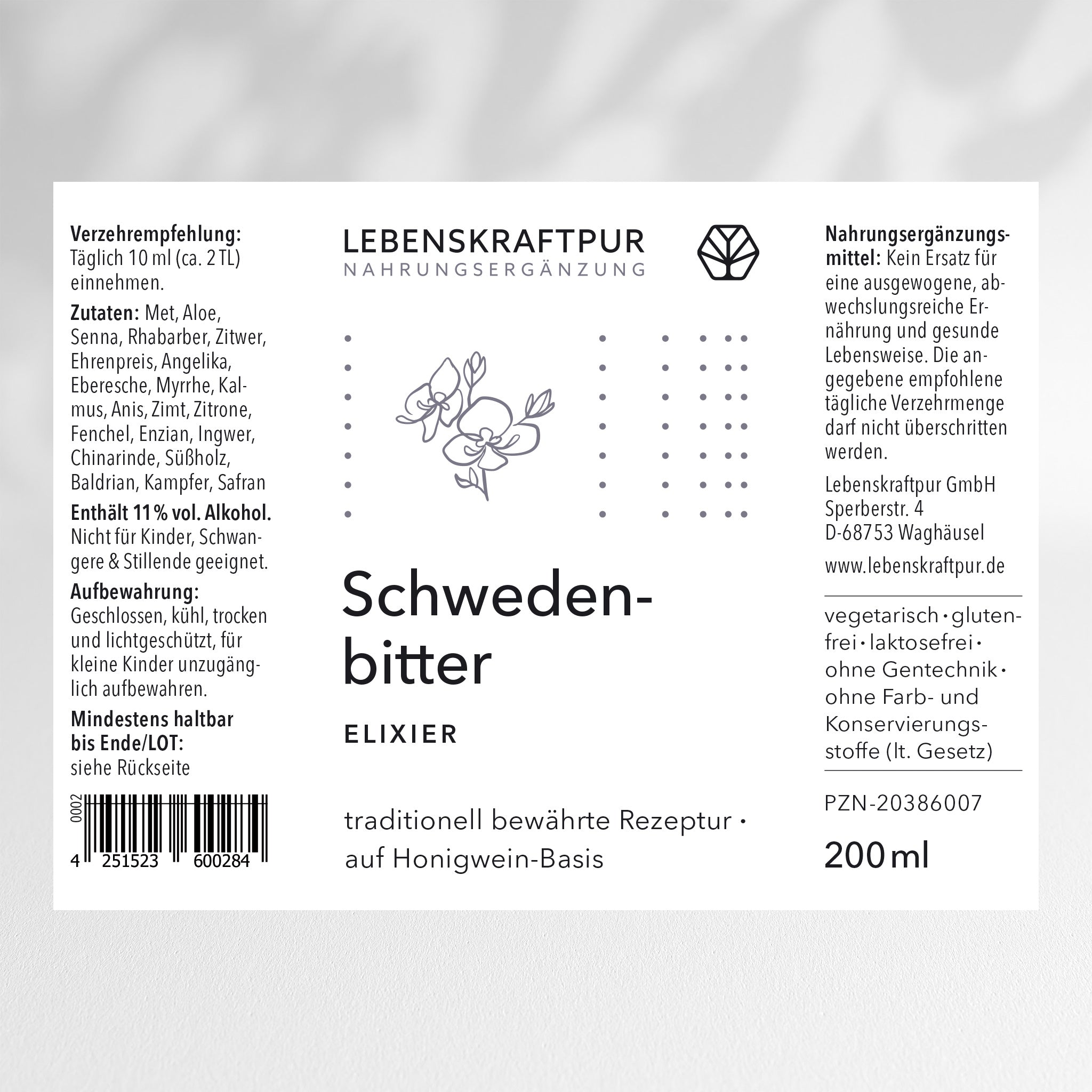 lebenskraftpur-schwedenbitter-elixier-kr-utertrunk-mit-honigwein image 2