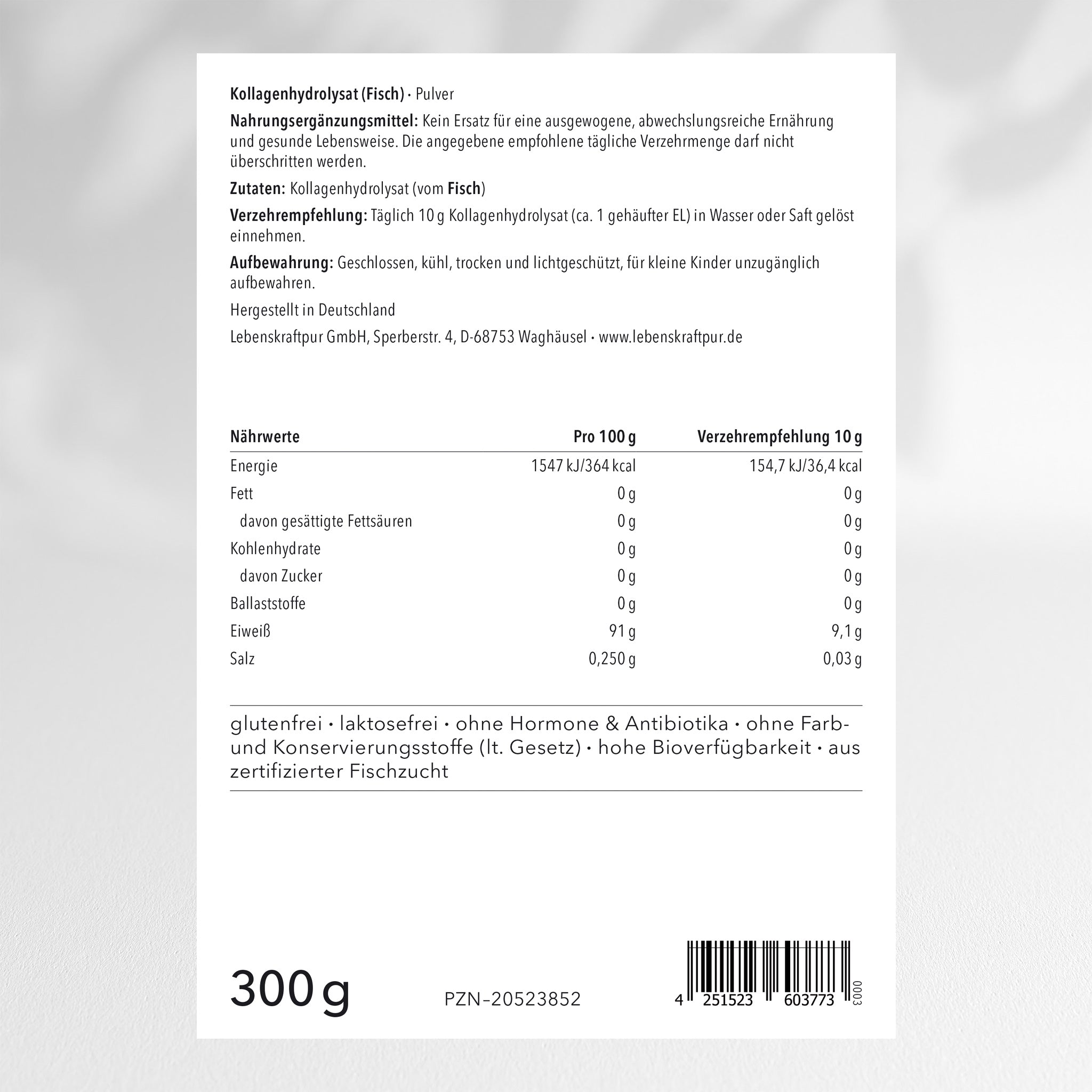 lebenskraftpur-kollagenhydrolysat-pulver-fisch-marines-kollagen image 2