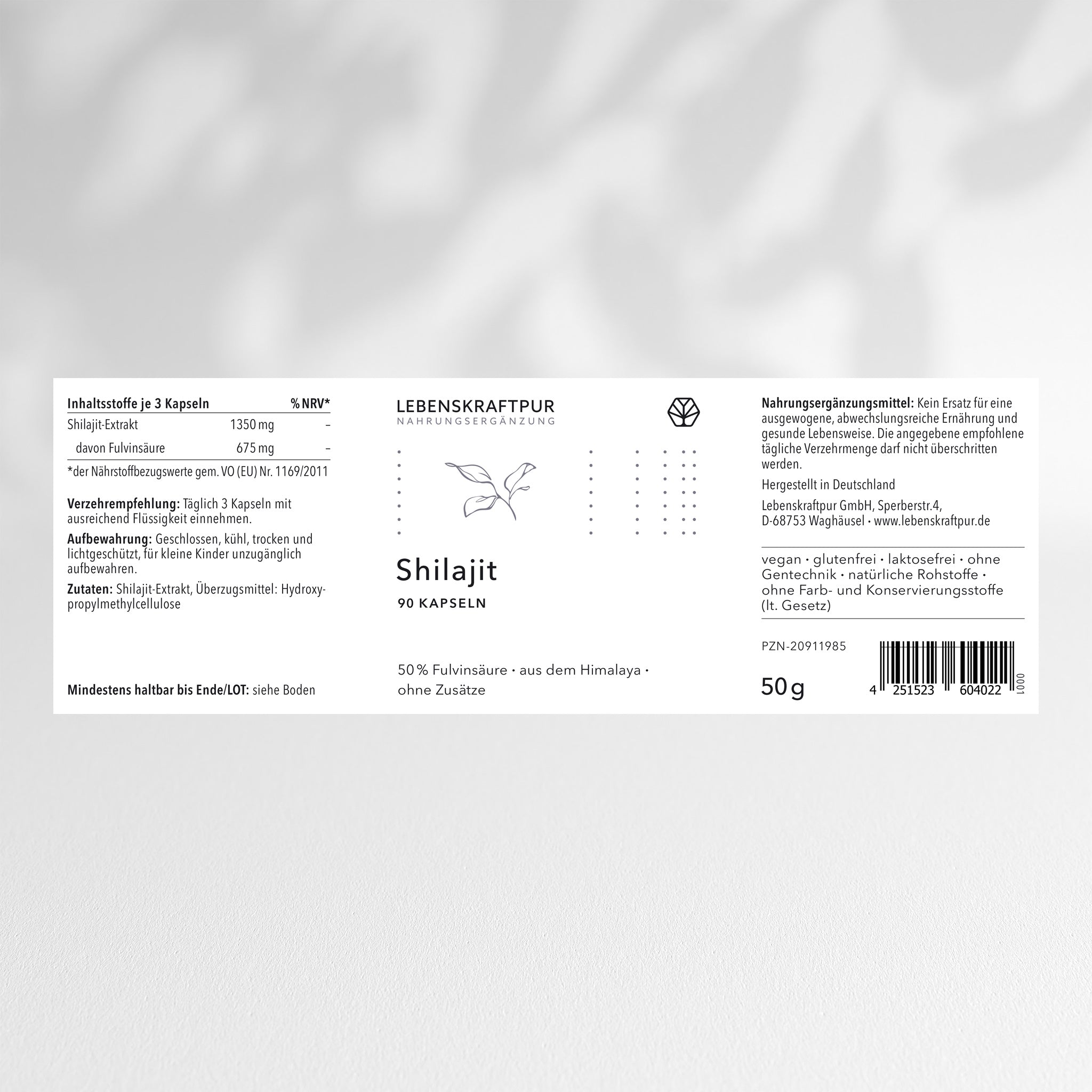 lebenskraftpur-shilajit-kapseln-himalaya-extrakt-mit-50-fulvins-ure image 2