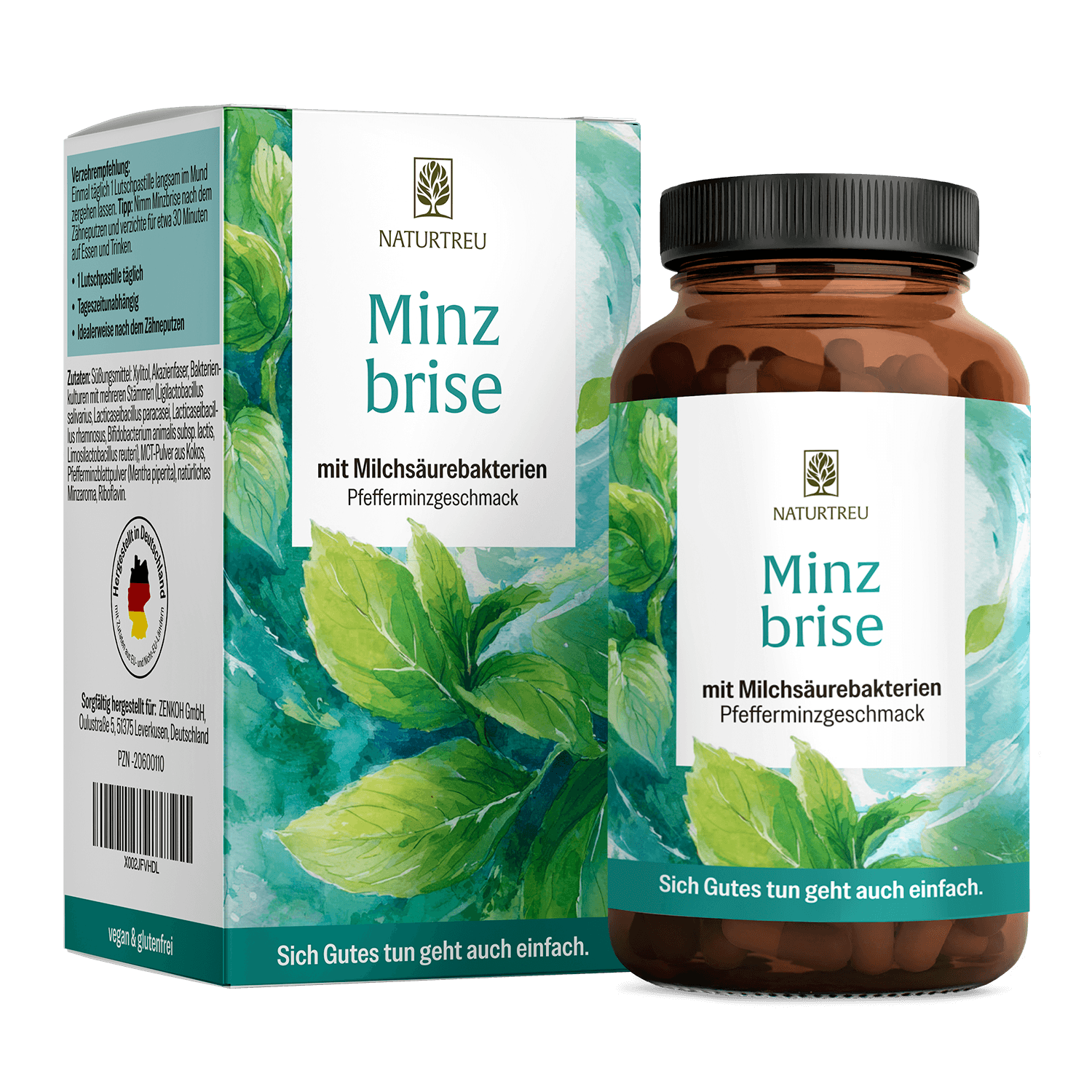 naturtreu-minzbrise-mundflora-lutschpastillen-mit-milchs-urebakterien-minze-xyli image 1