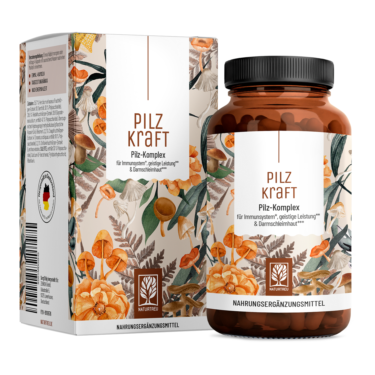 naturtreu-pilzkraft-kapseln-mit-reishi-shiitake-chaga-l-wenm-hne image 1