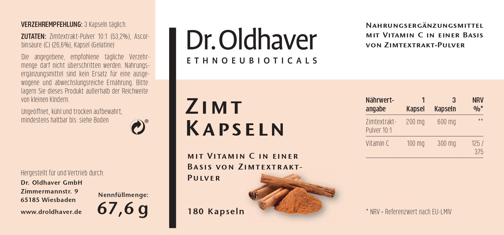 dr-oldhaver-zimt-kapseln-180-kapseln image 2