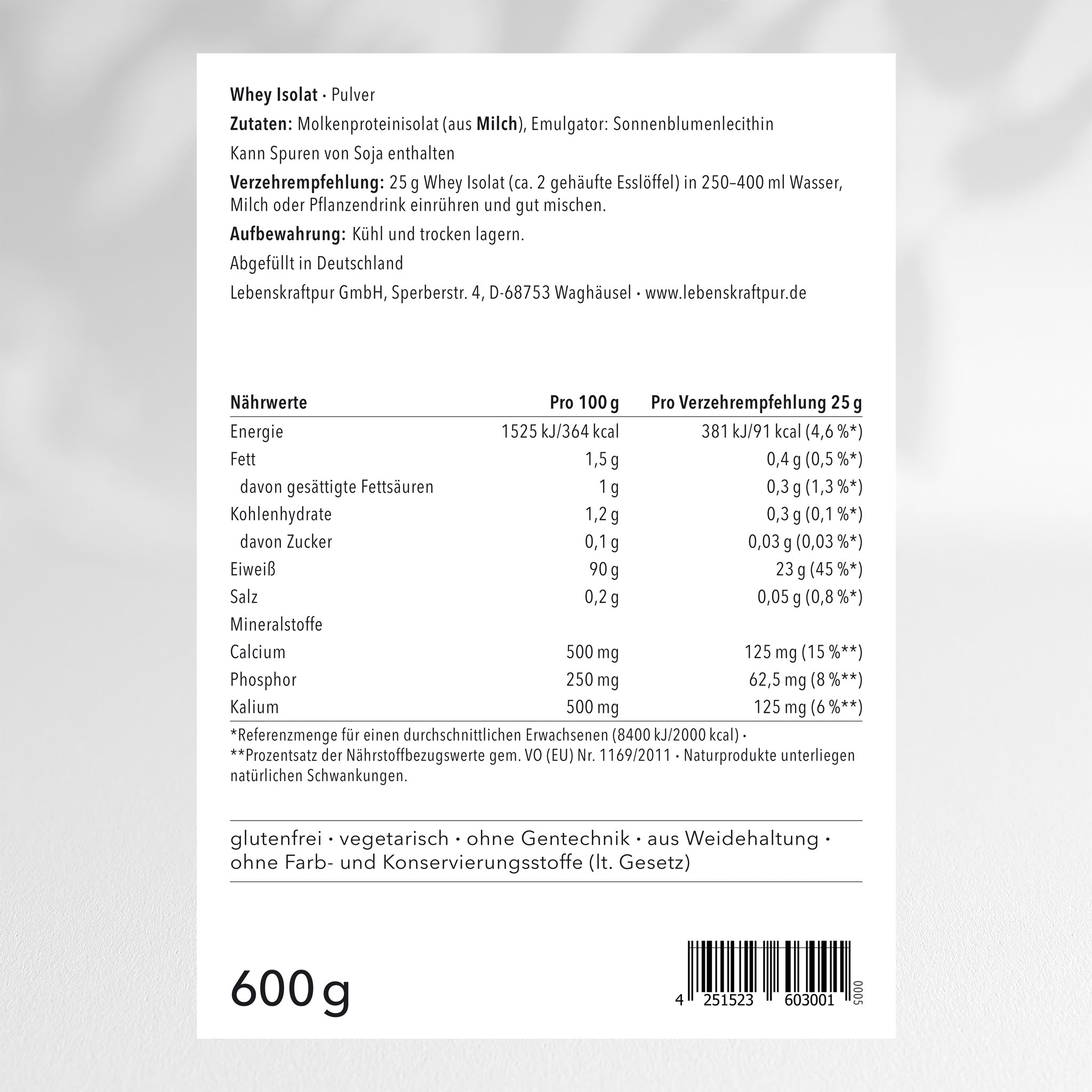 lebenskraftpur-whey-isolat-pulver-protein-aus-weidemilch image 2
