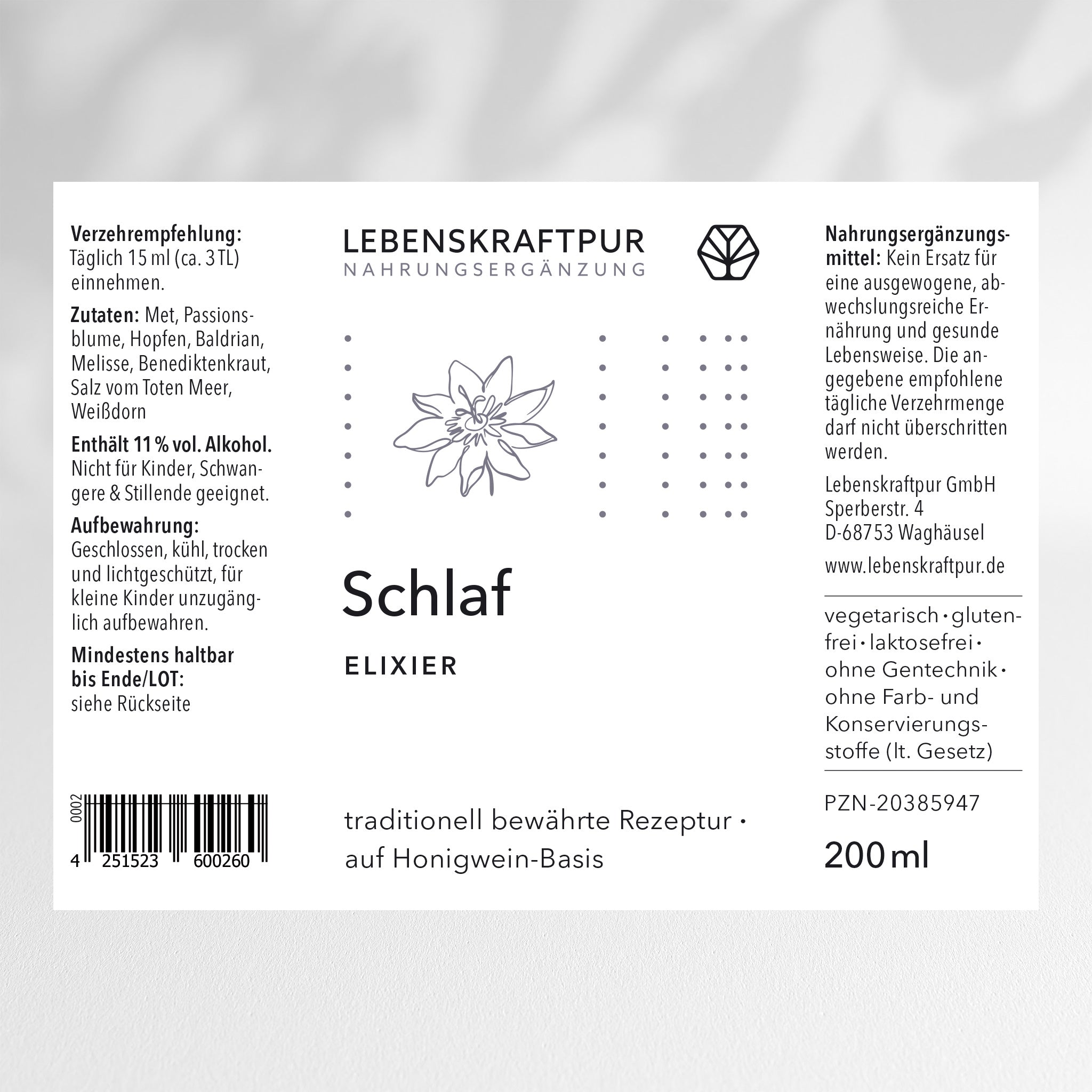 lebenskraftpur-schlaf-elixier-kr-uterelixier-auf-honigwein-basis-mit-baldrian-ho image 2