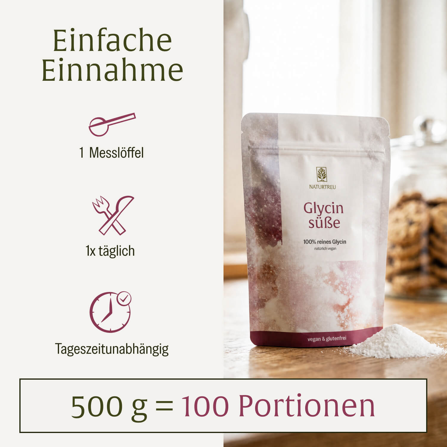 naturtreu-glycins-e-glycin-pulver-500-g-zuckerersatz image 5