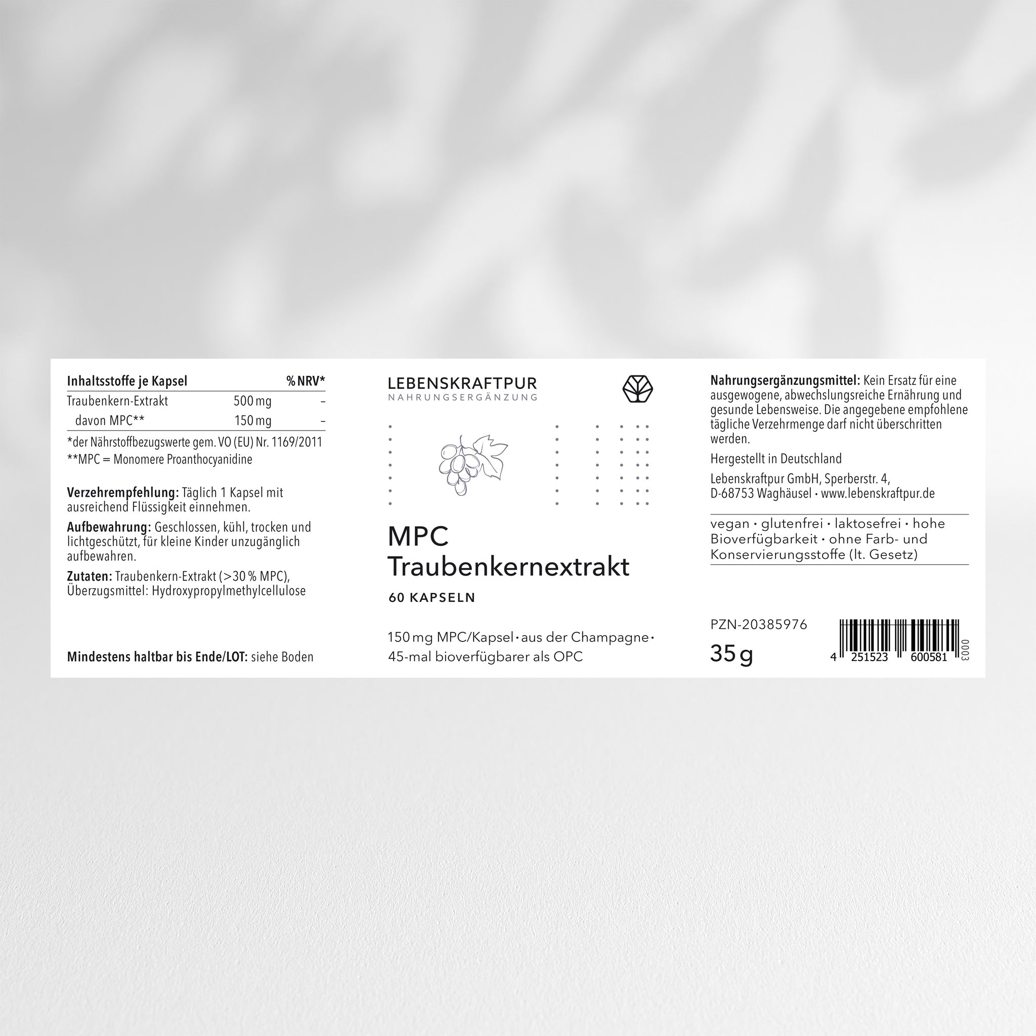 lebenskraftpur-mpc-traubenkernextrakt-kapseln-150-mg-mpc image 8