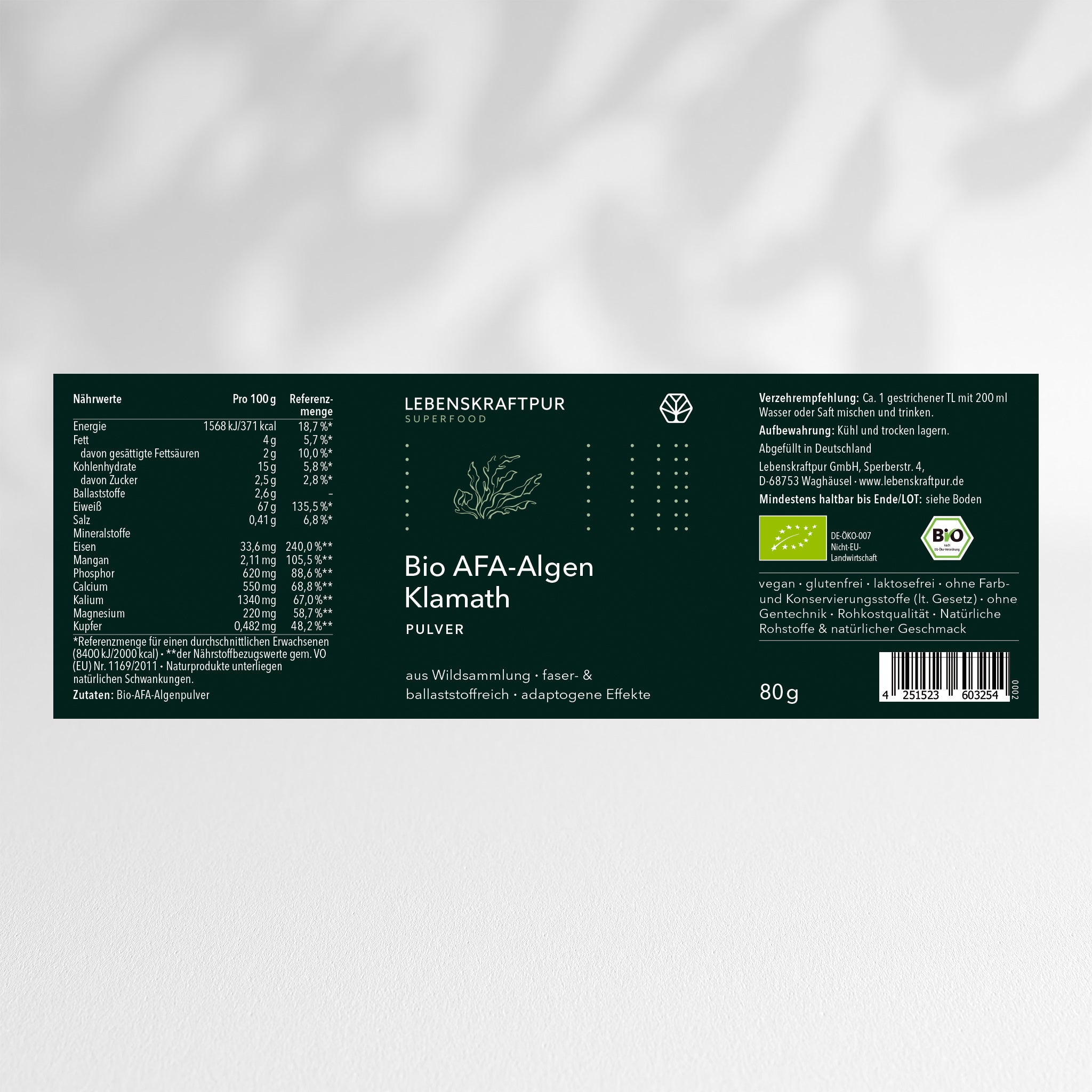 lebenskraftpur-bio-afa-algen-klamath-pulver-blaugr-ne-algen-rohkost image 2