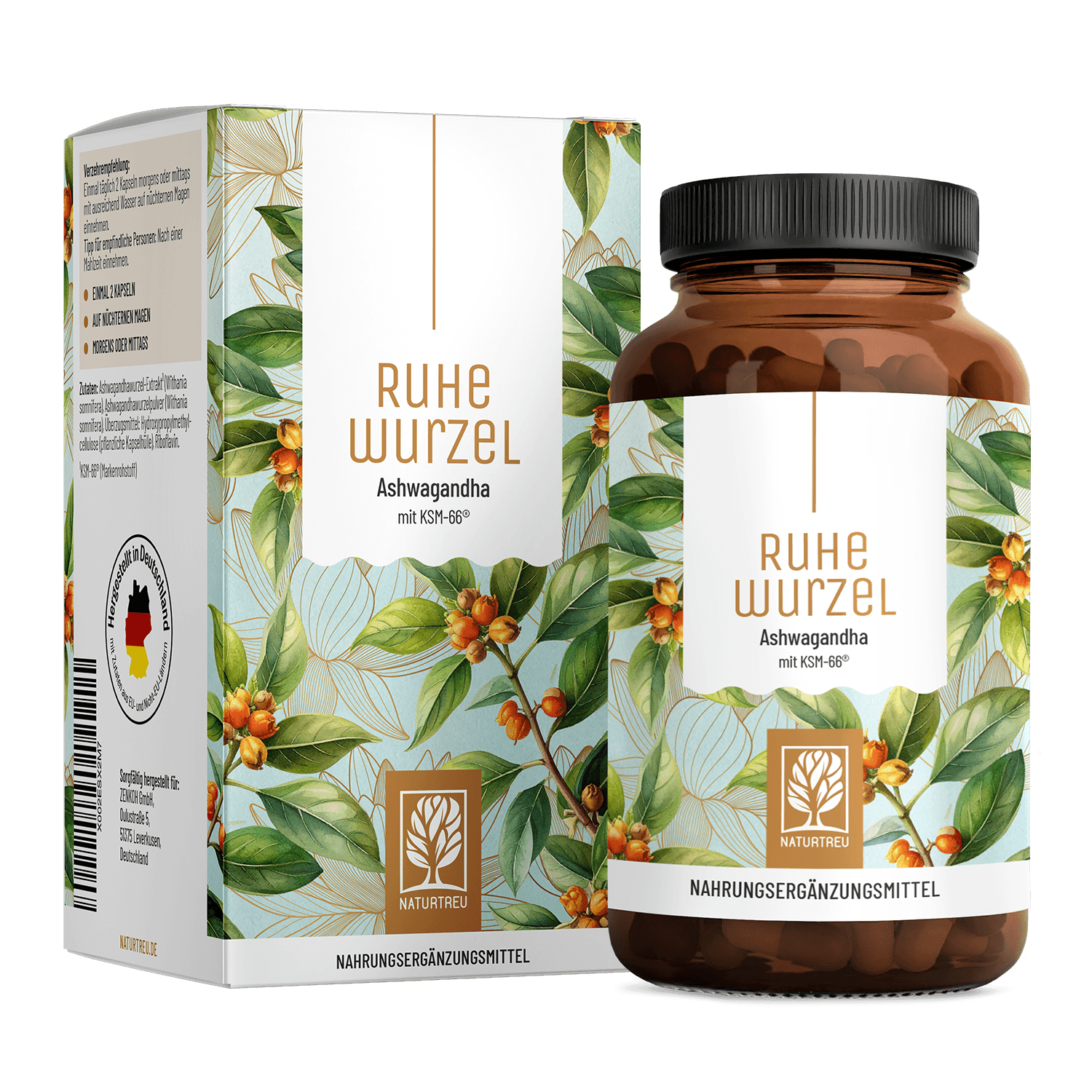naturtreu-ruhewurzel-ashwagandha-mit-ksm-66-kapseln-f-r-stress-schlaf image 1
