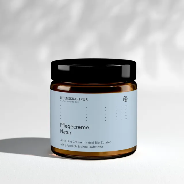 lebenskraftpur-pflegecreme-natur-vegane-mousse-aus-3-bio-zutaten image 1