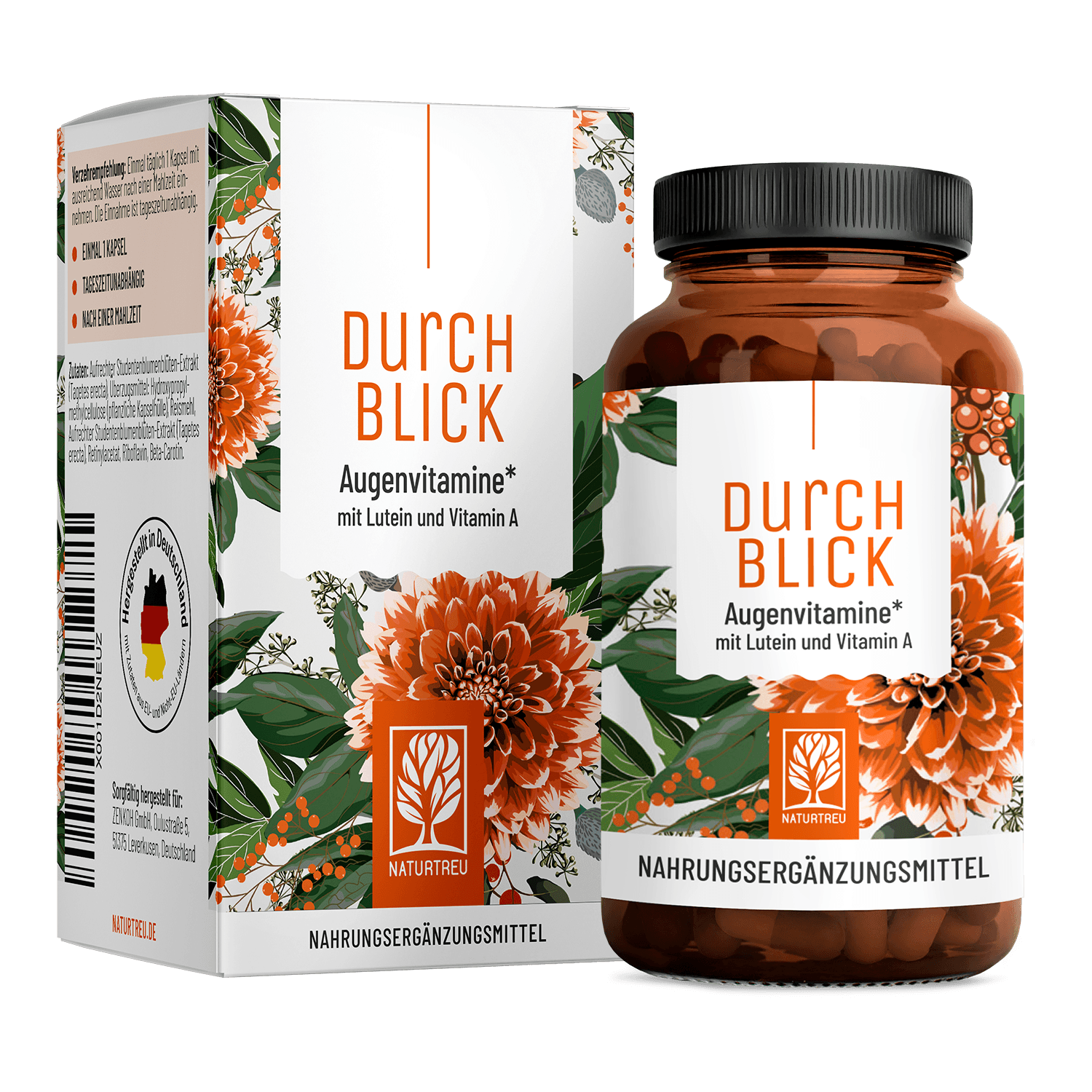 naturtreu-durchblick-augenvitamine-mit-lutein-und-vitamin-a-kapseln image 1