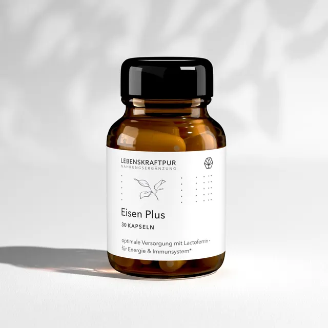 lebenskraftpur-eisen-plus-kapseln-eisenbisglycinat-c-lactoferrin image 1