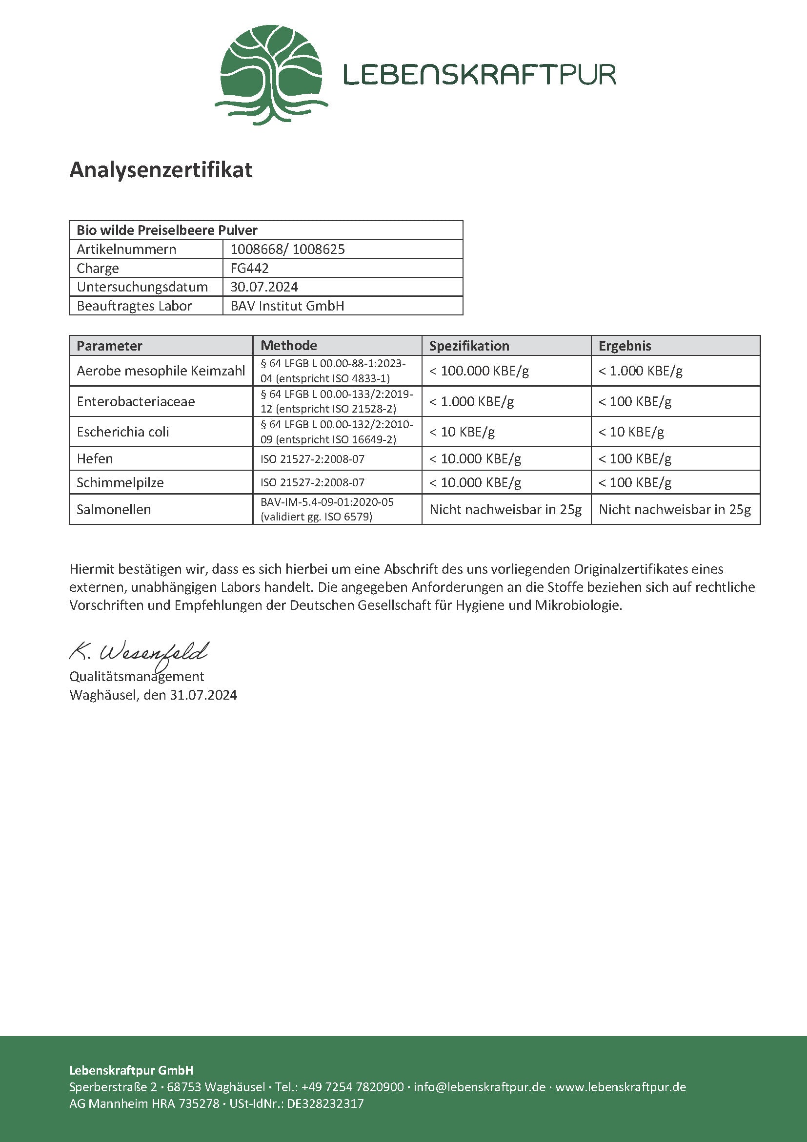 lebenskraftpur-bio-wilde-preiselbeere-pulver-superfood image 6