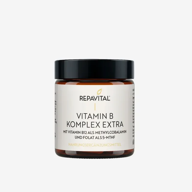 repavital-vitamin-b-komplex-extra-methylcobalamin-5-mthf-60-kapseln image 1