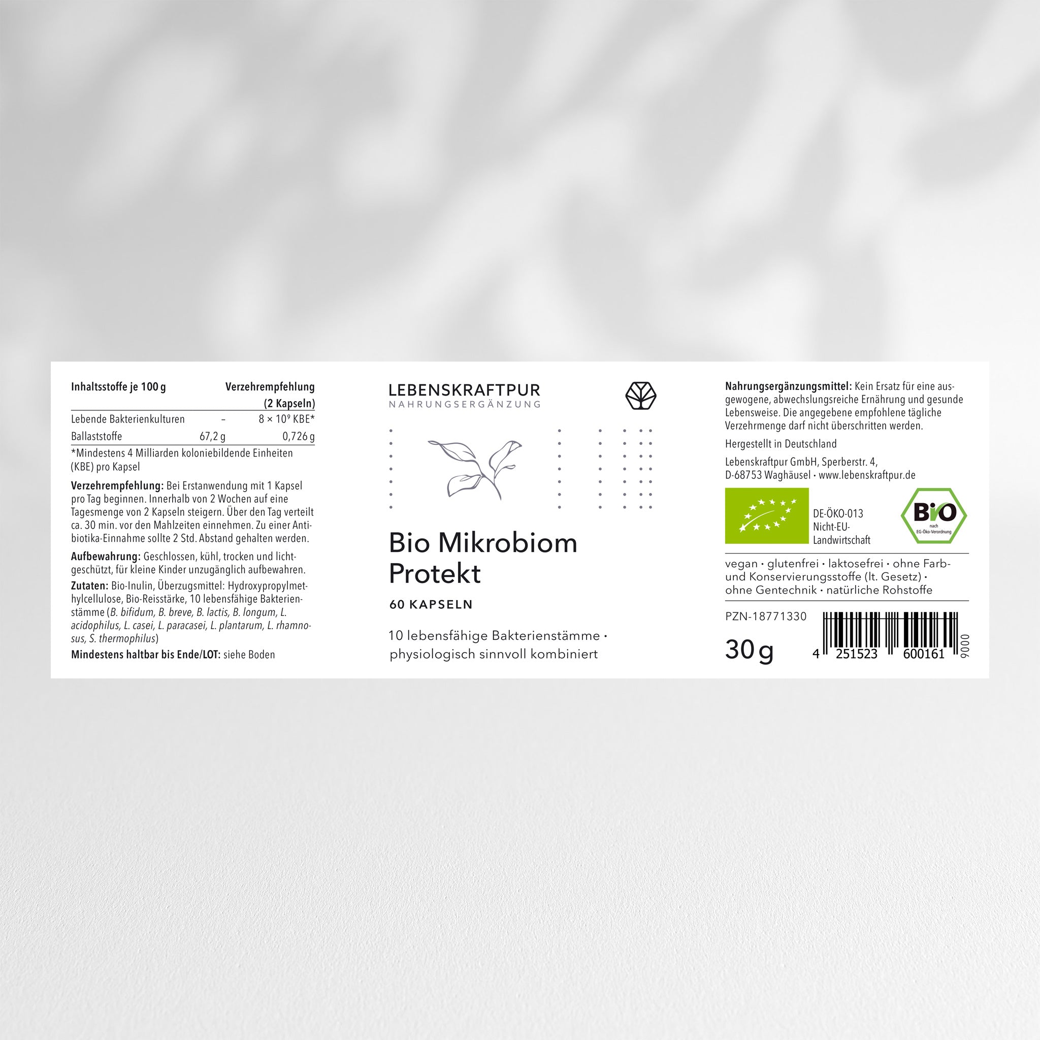 lebenskraftpur-bio-mikrobiom-protekt-kapseln-darmflora image 2