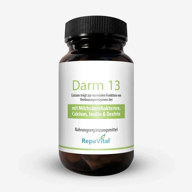 repavital-darm-13-13-milchs-urebakterienst-mme-calcium-60-kapseln image 1