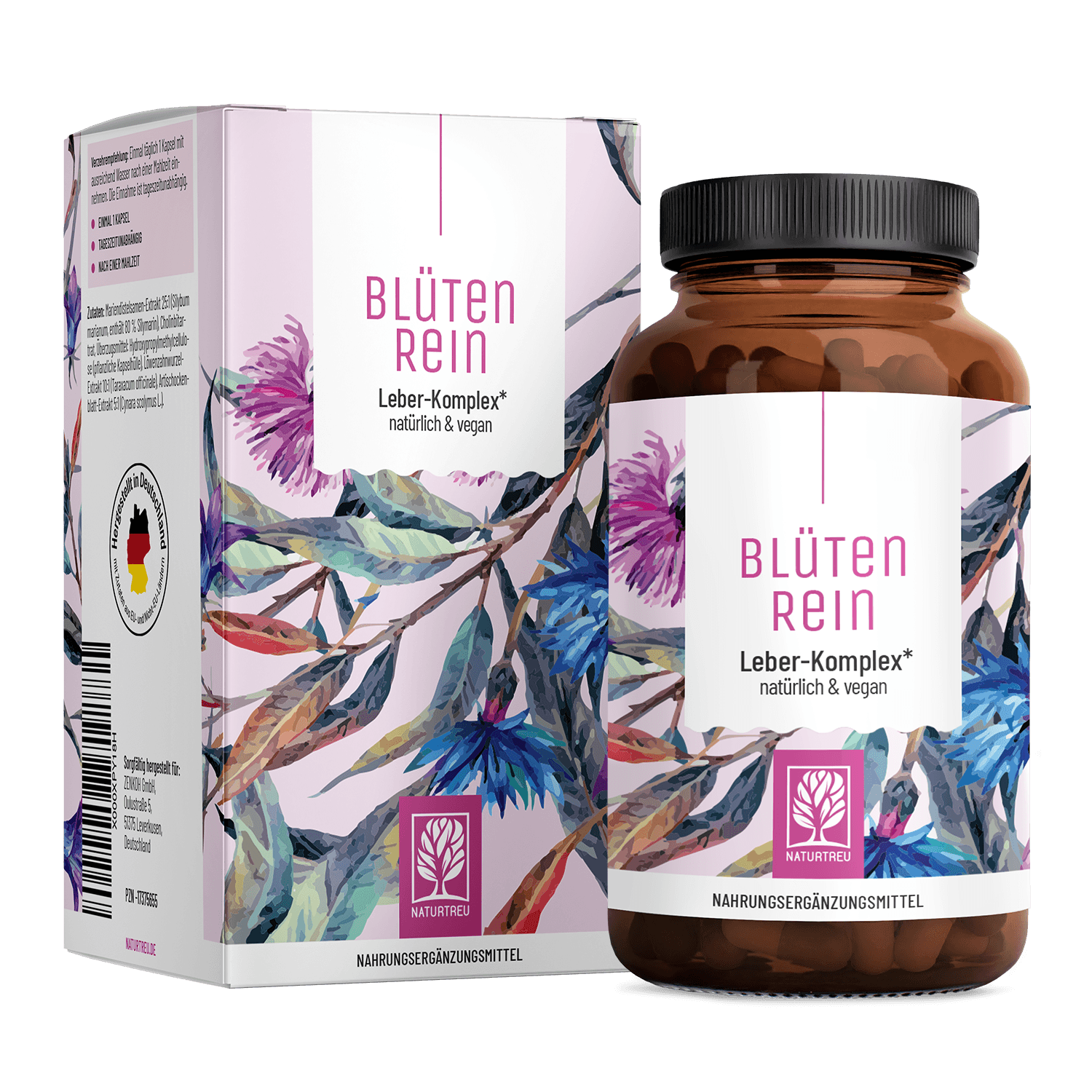 naturtreu-bl-tenrein-leber-komplex-mit-mariendistel-120-kapseln image 1