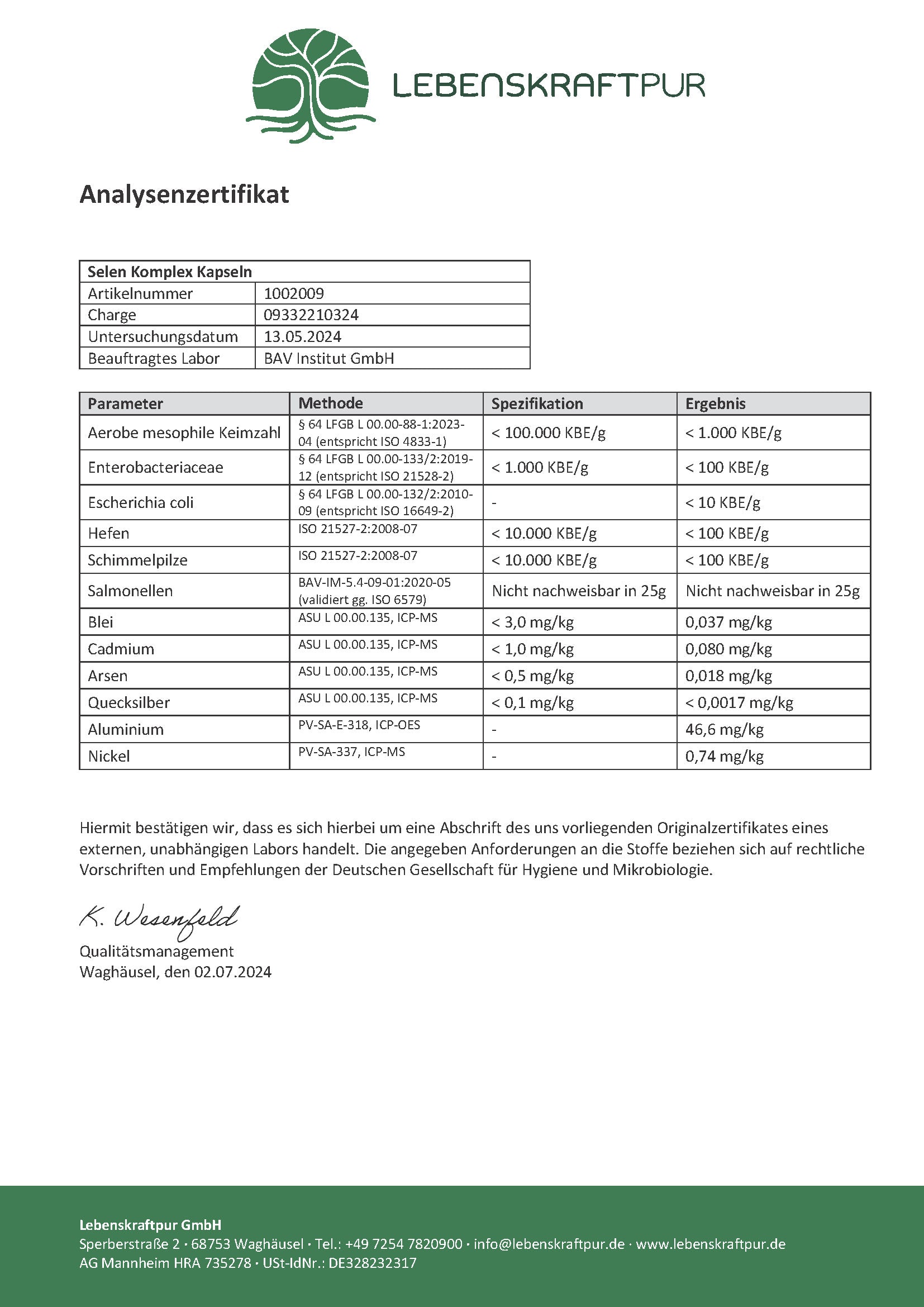 lebenskraftpur-selen-komplex-kapseln-260-g-nahrungserg-nzungsmittel image 6