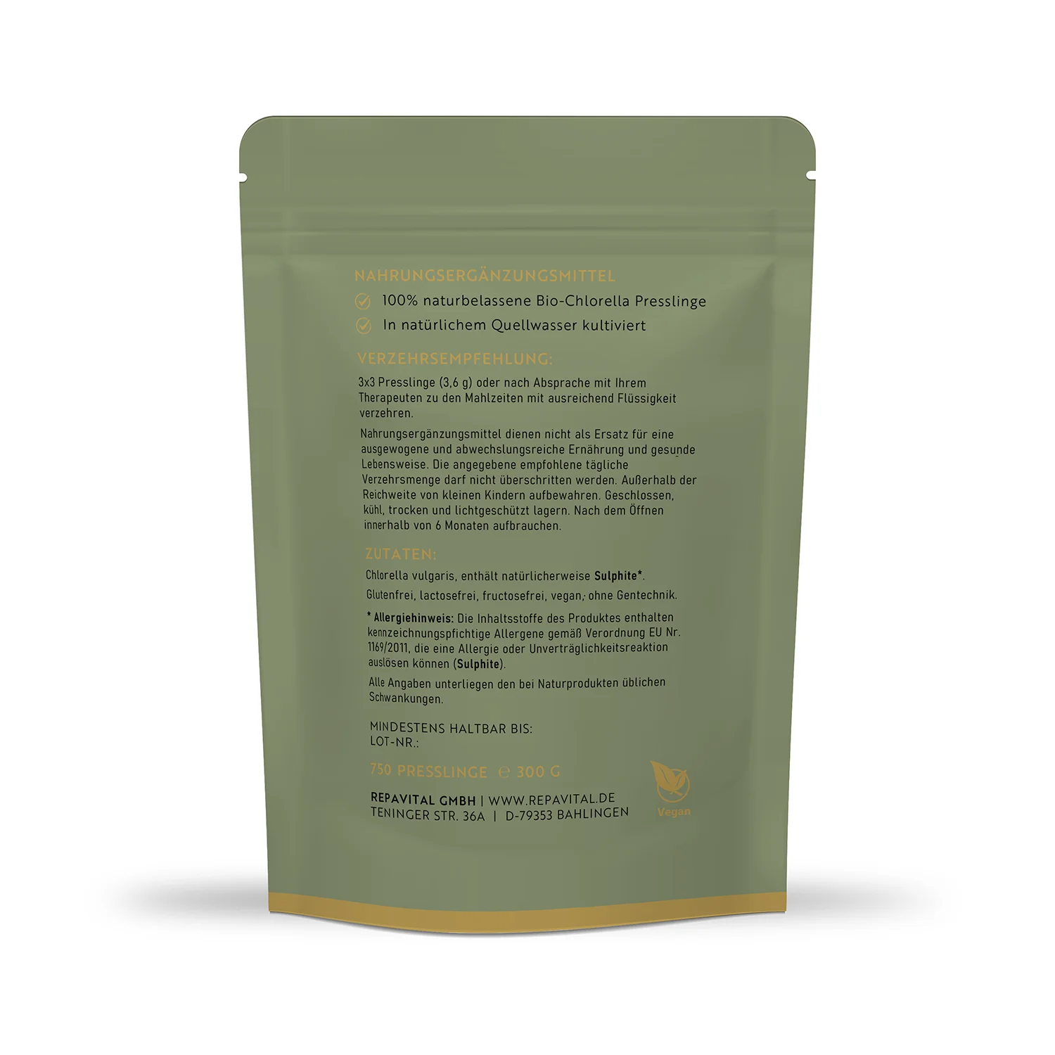 repavital-bio-chlorella-vulgaris-750-presslinge-aus-quellwasser image 2