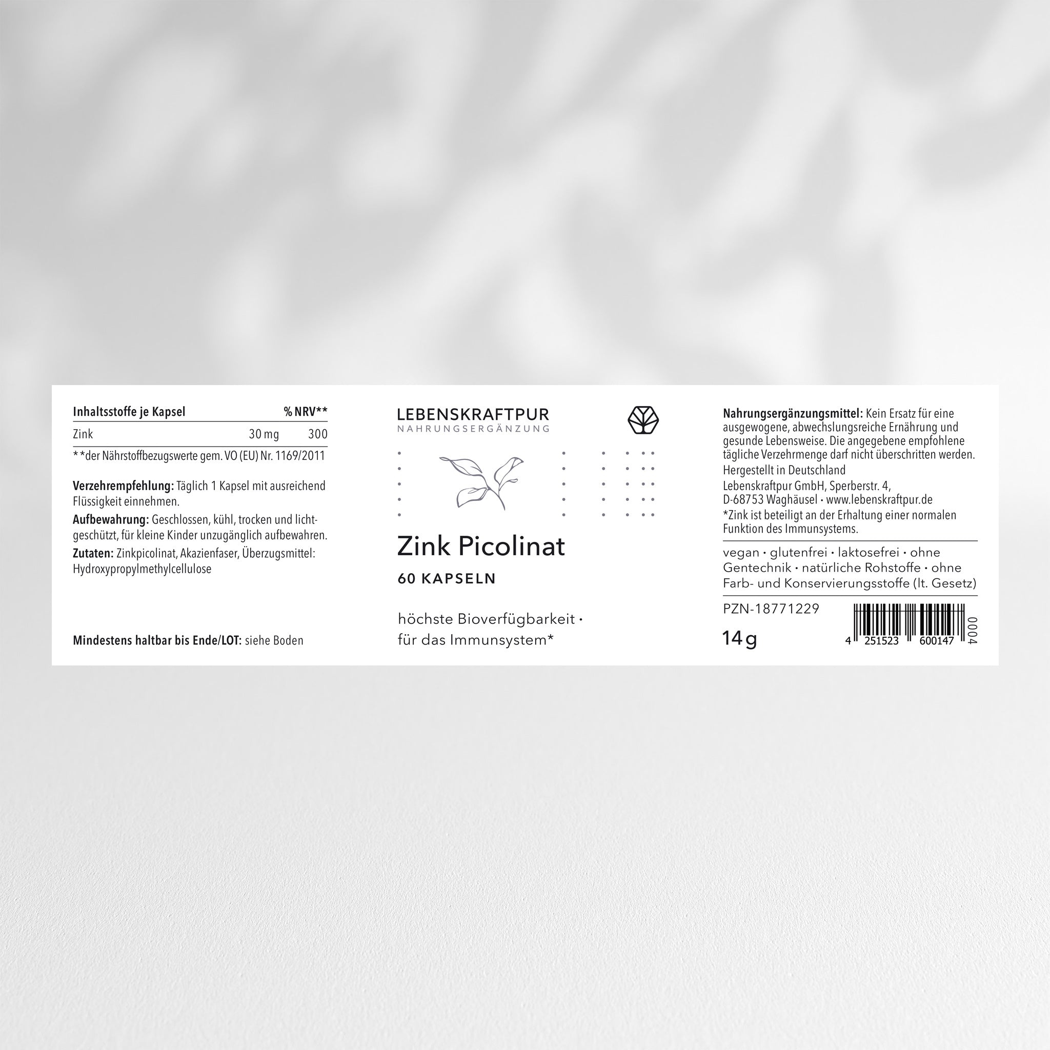lebenskraftpur-zink-picolinat-kapseln-30-mg-zink image 2