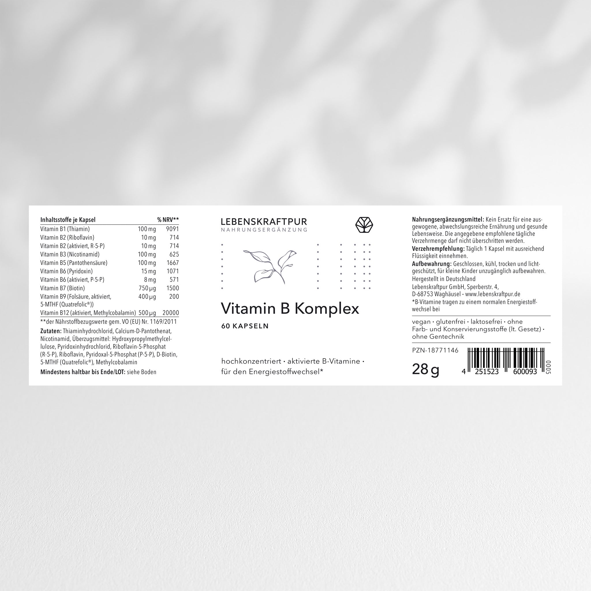 lebenskraftpur-vitamin-b-komplex-kapseln-hochdosiert image 2