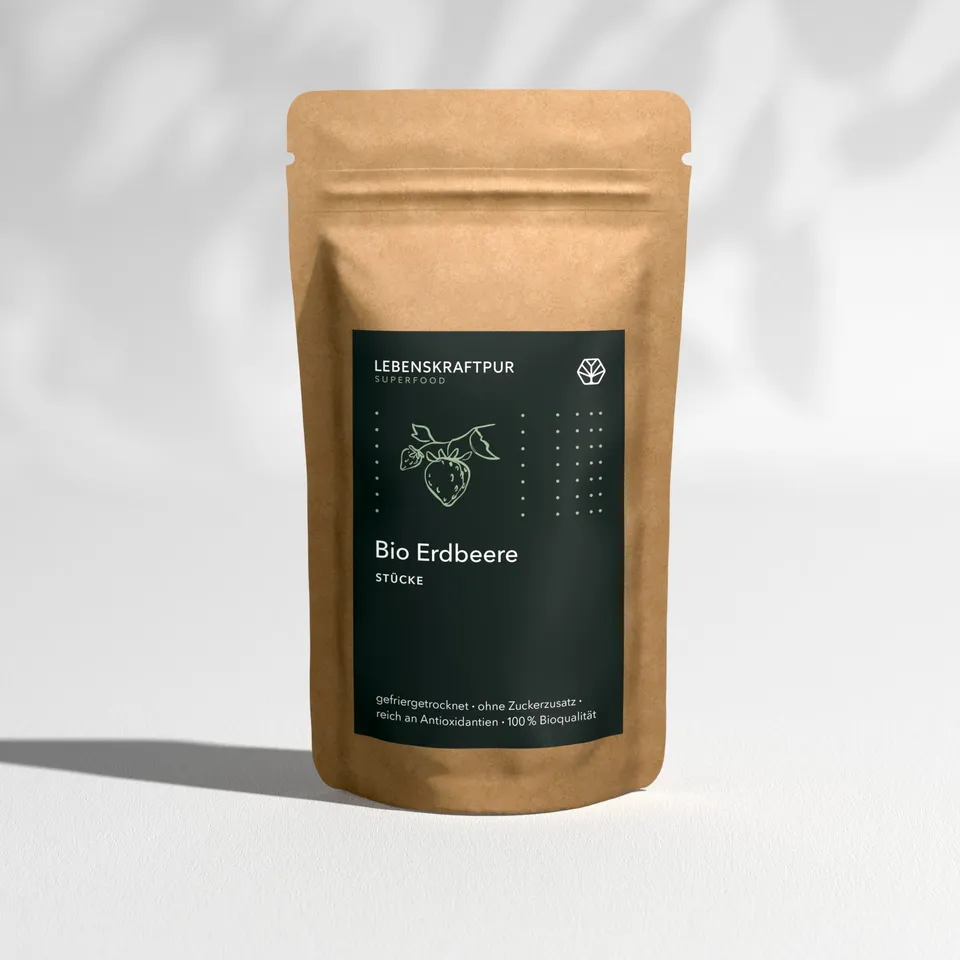 lebenskraftpur-bio-erdbeere-st-cke-gefriergetrocknet-superfood image 1