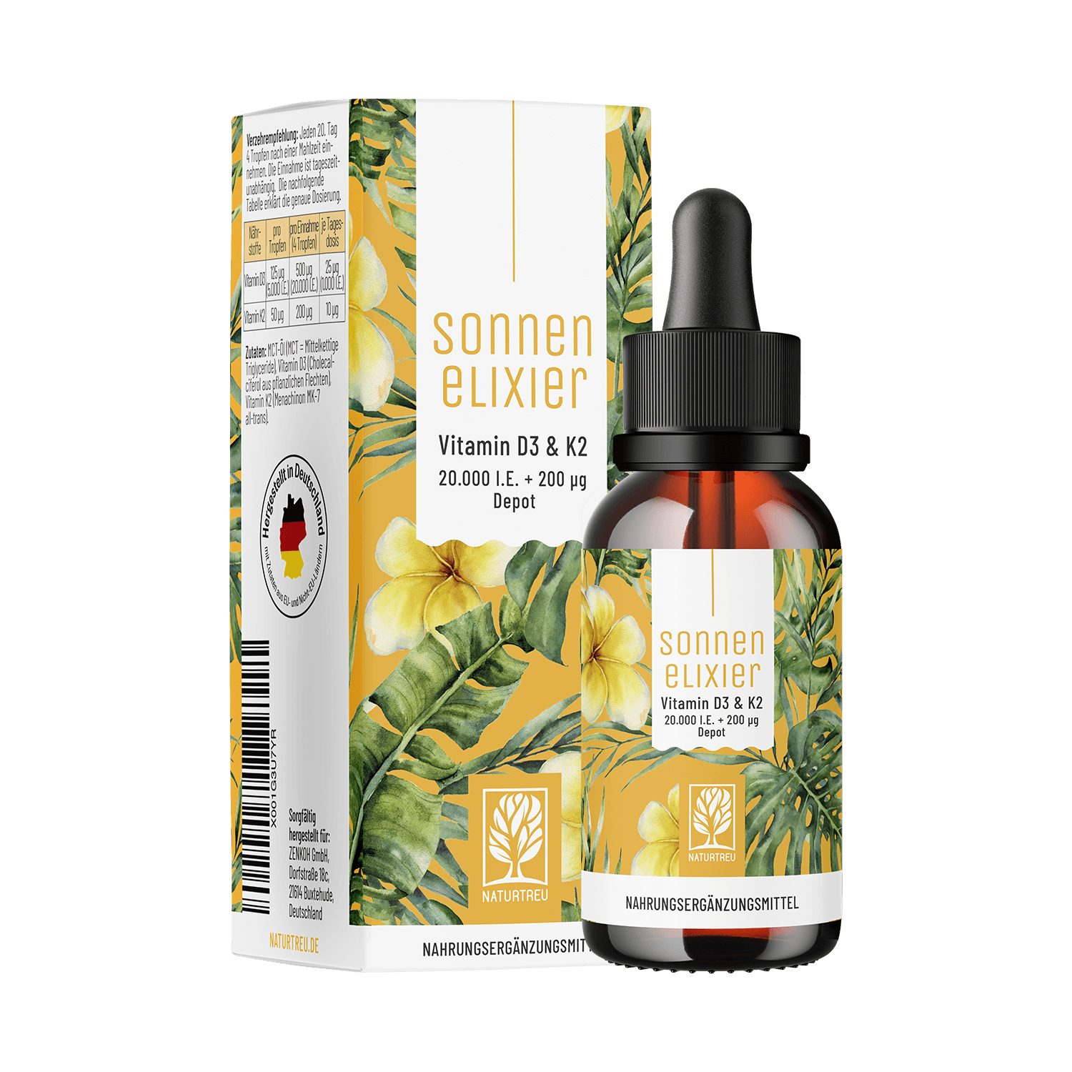 naturtreu-sonnenelixier-vitamin-d3-k2-tropfen-depot-20-000-i-e image 1