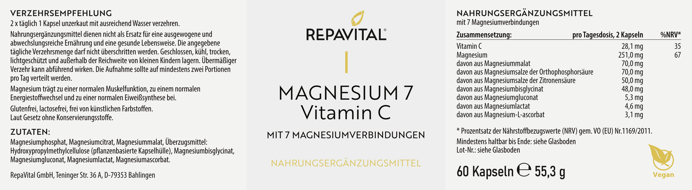 repavital-magnesium-7-7-magnesiumformen-vitamin-c-60-kapseln image 2