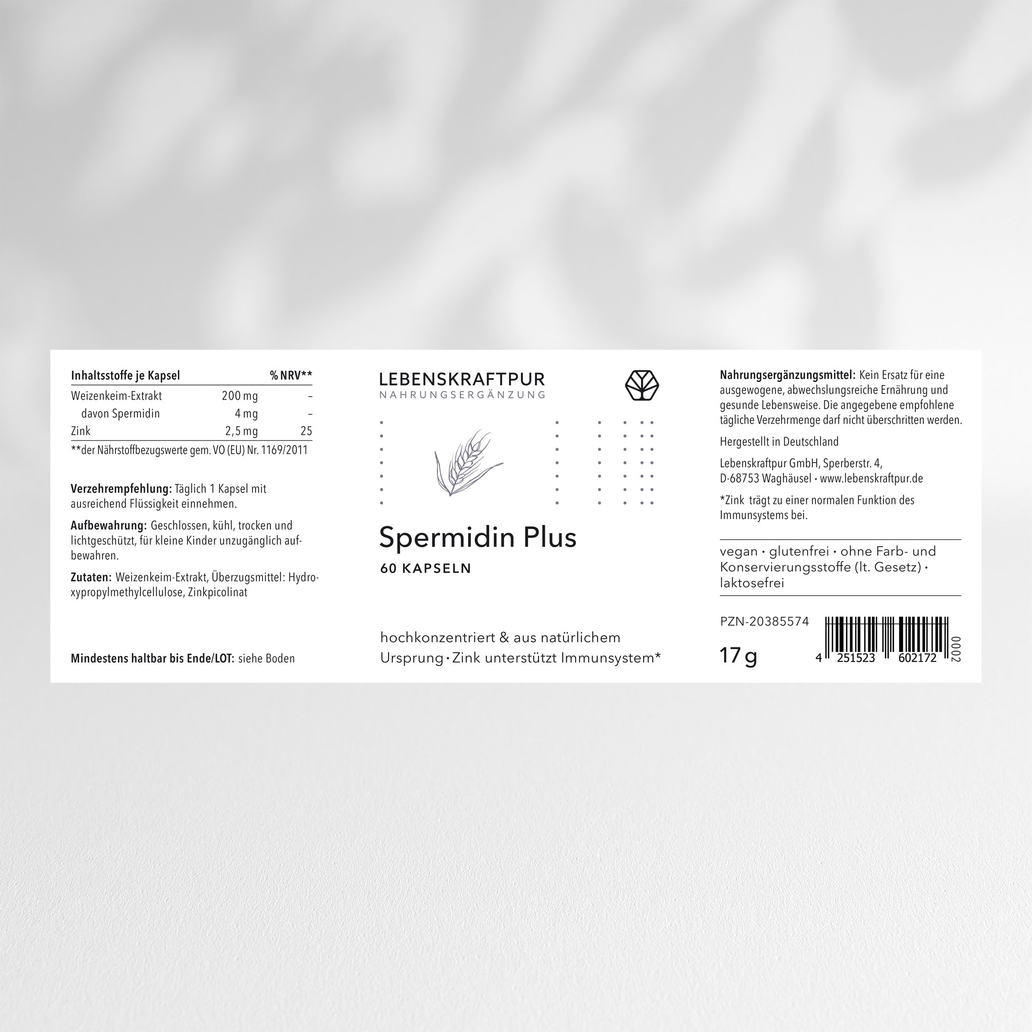 lebenskraftpur-spermidin-plus-kapseln-mit-zink-vegan image 7