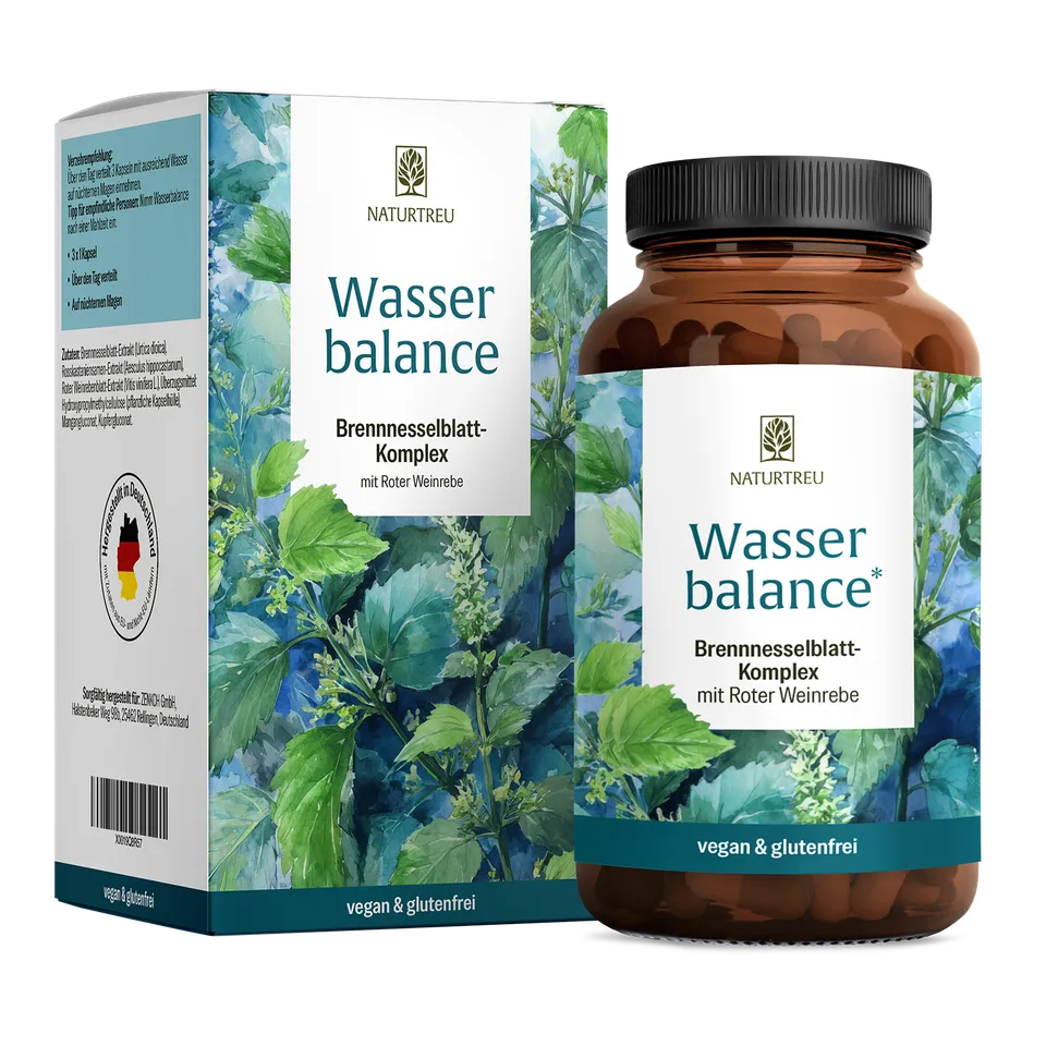naturtreu-wasserbalance-brennnessel-kapseln-mit-kupfer-mangan-90-kapseln image 1
