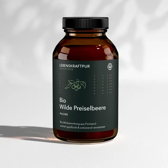 lebenskraftpur-bio-wilde-preiselbeere-pulver-superfood image 1