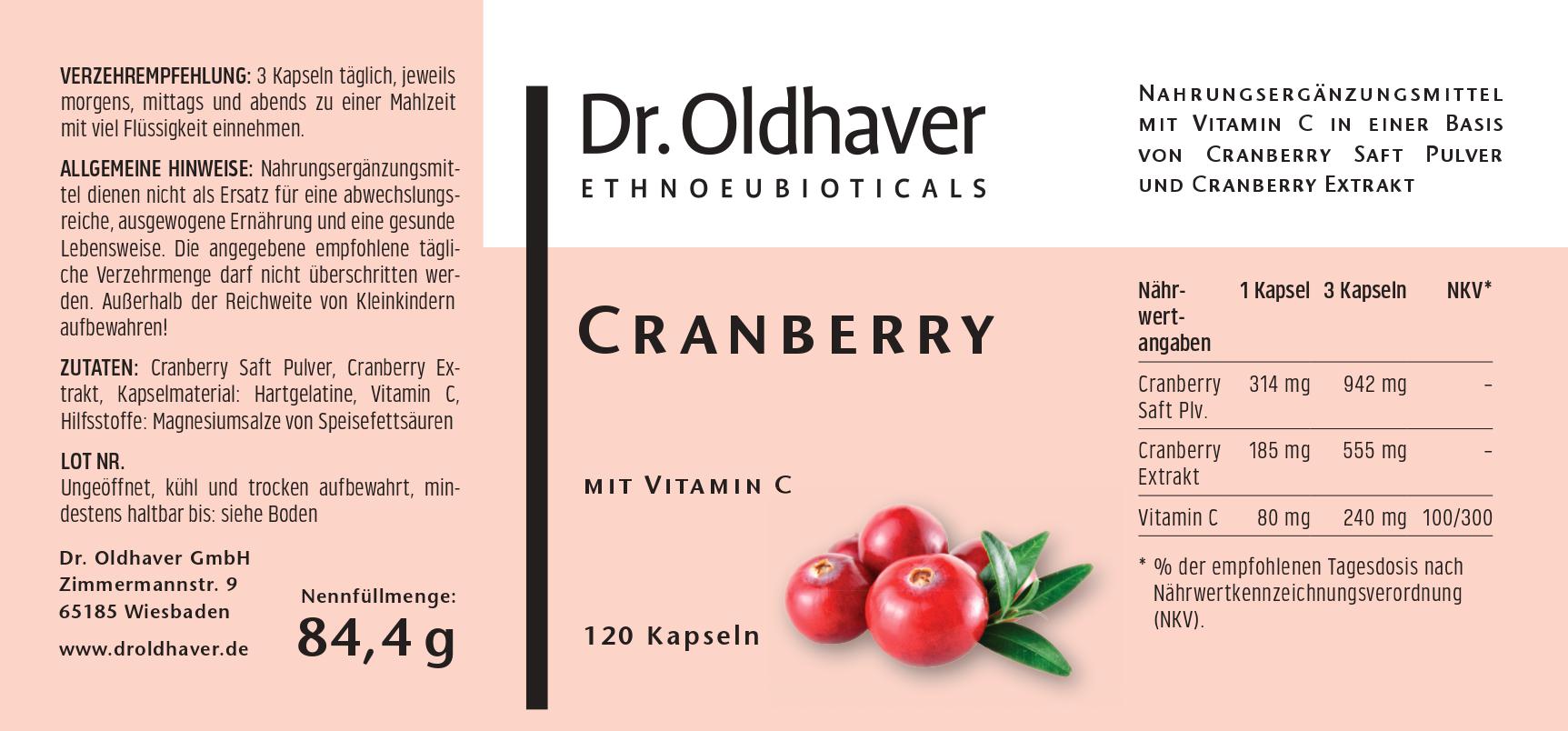 dr-oldhaver-cranberry-kapseln-120-kapseln image 2